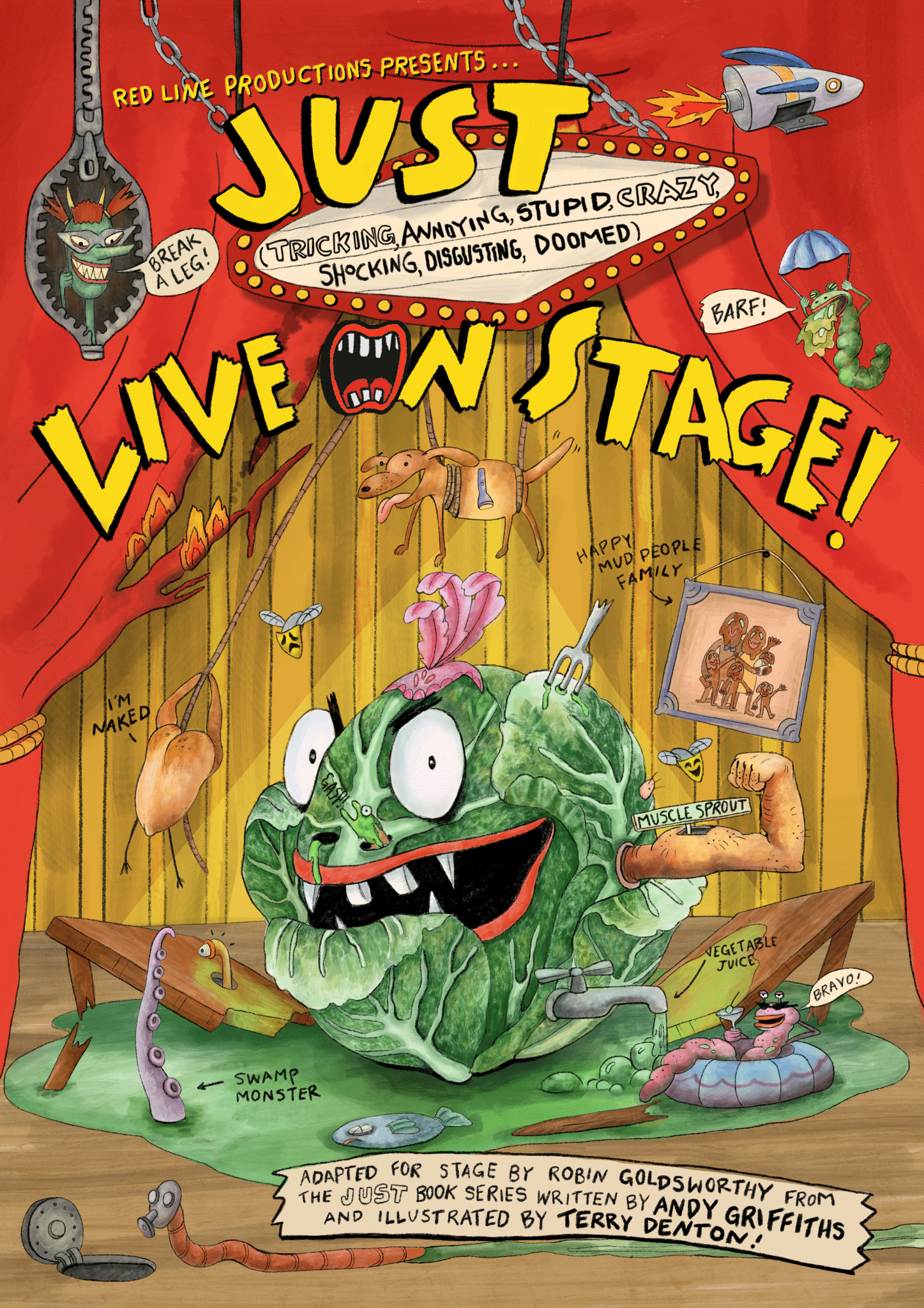 JUST LIVE ON STAGE! — Red Line