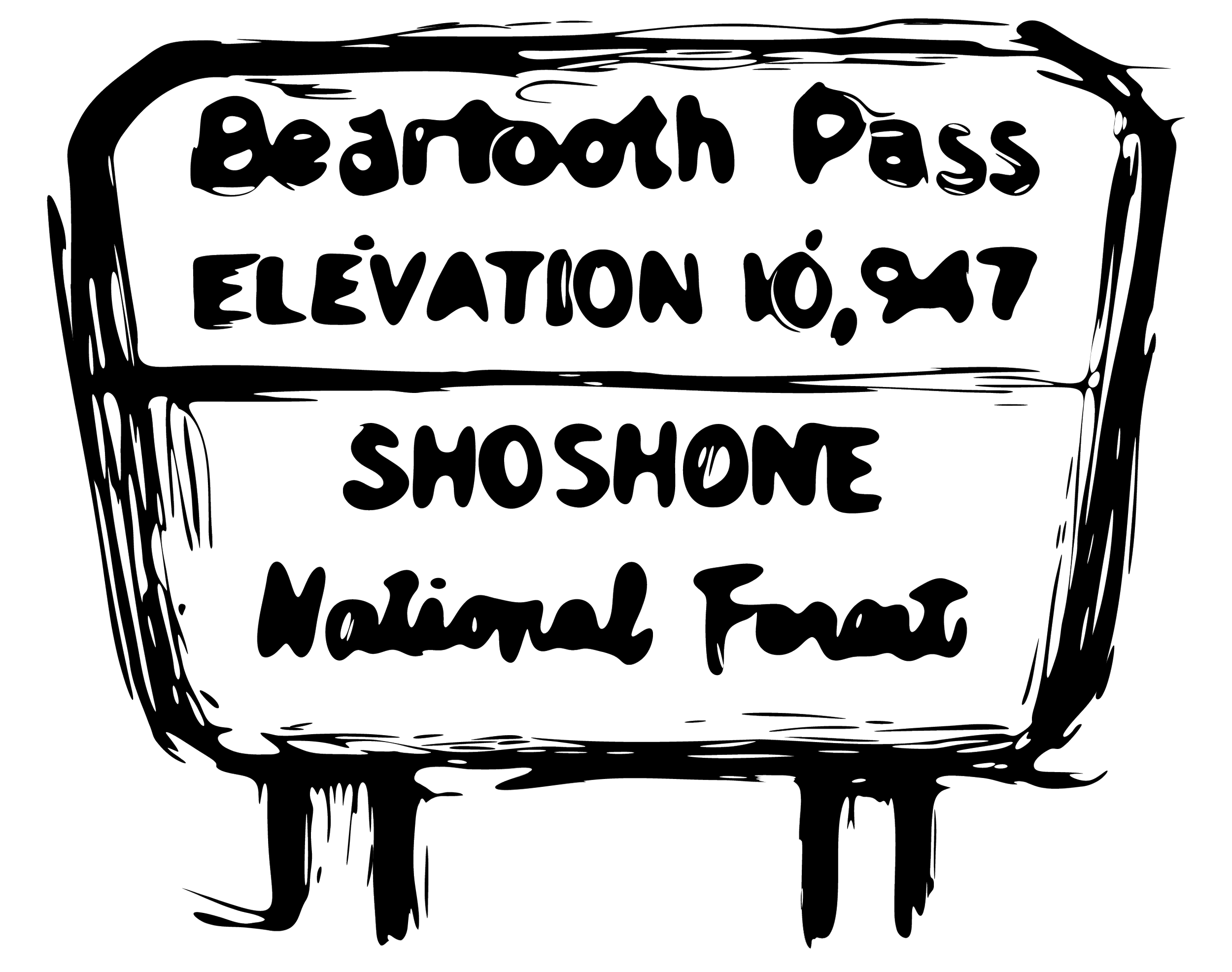 A black and white illustration of a chocolate bar with the text 'G'day Pass' and 'Elevation to' on it.