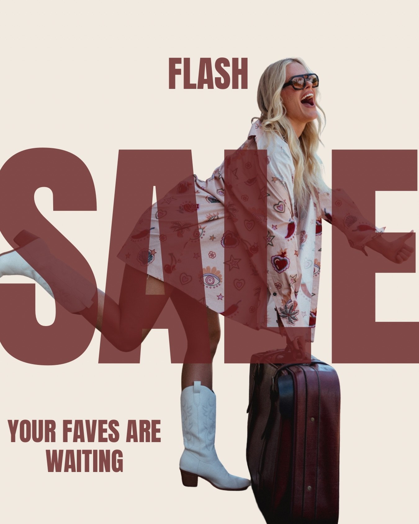 Mark your calendar 📅 

Thursday 29th Jan, 7pm.

30% off SITEWIDE sale.

Limited stock left.

3 days only ❤️&zwj;🔥