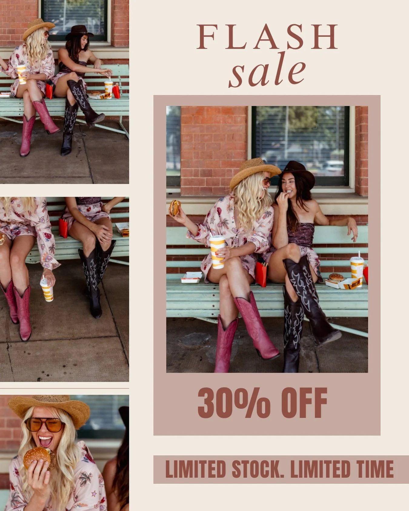 You girlies are loooooving this flash sale 😱🛍️

Only a few days left of her and limited stock - no snoozing on prices this insane, no ra-grets, no fomo - just add to cart now 🛒