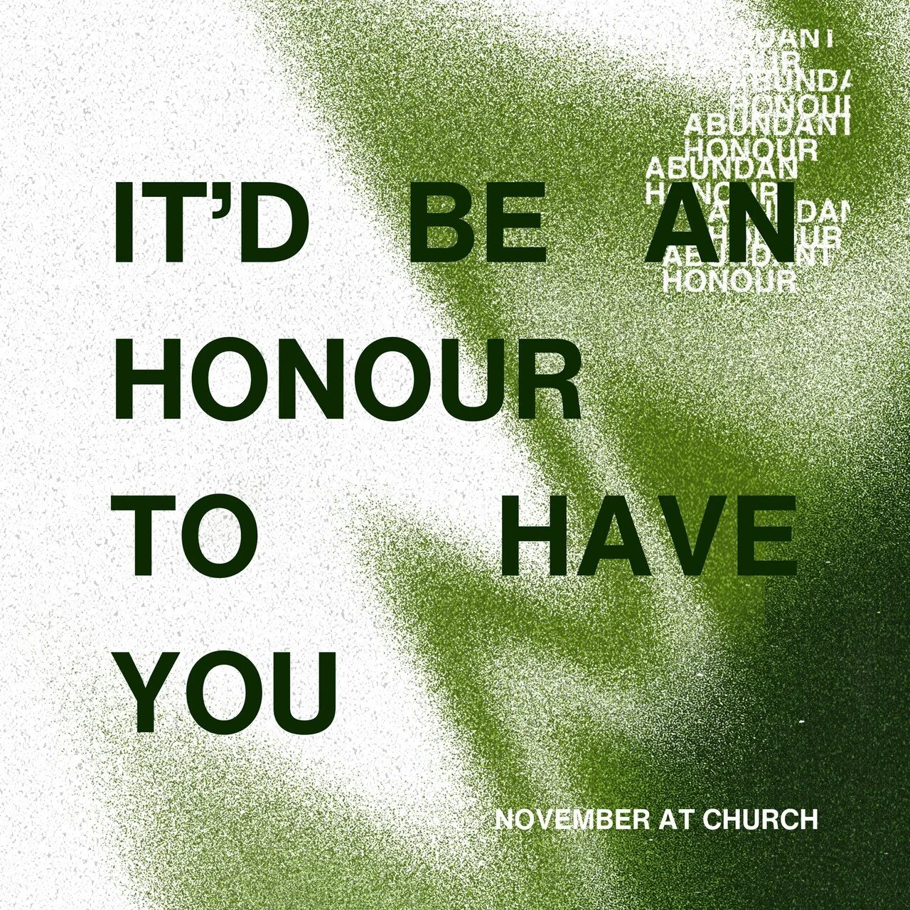 Be our guest of honour this month!