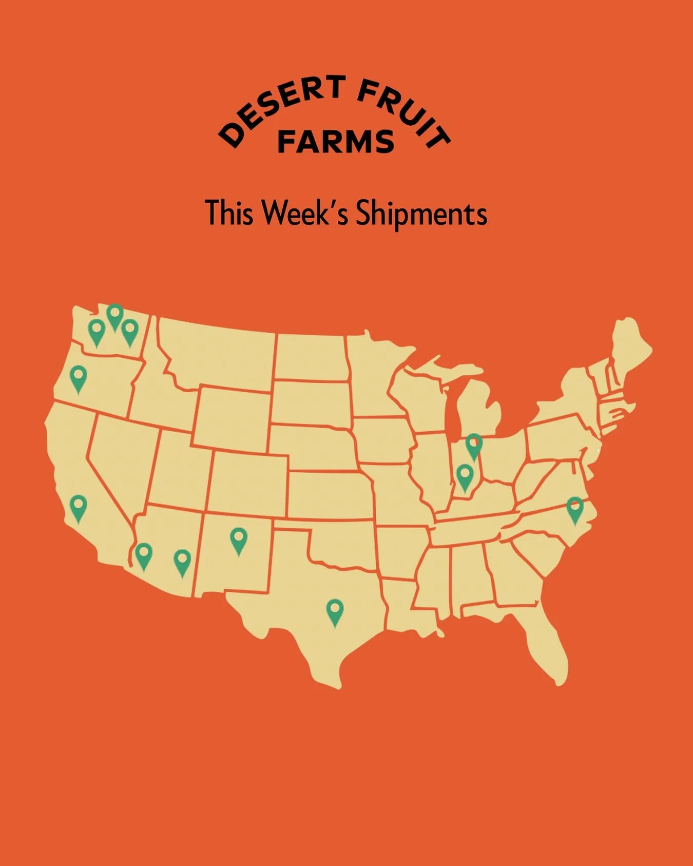 From the desert to your doorstep!
This week alone, our organic Medjool dates have traveled from Yuma, Arizona to kitchens and small businesses across the U.S. — spreading a little sunshine one box at a time. ☀️
Where should we ship next?
#de
