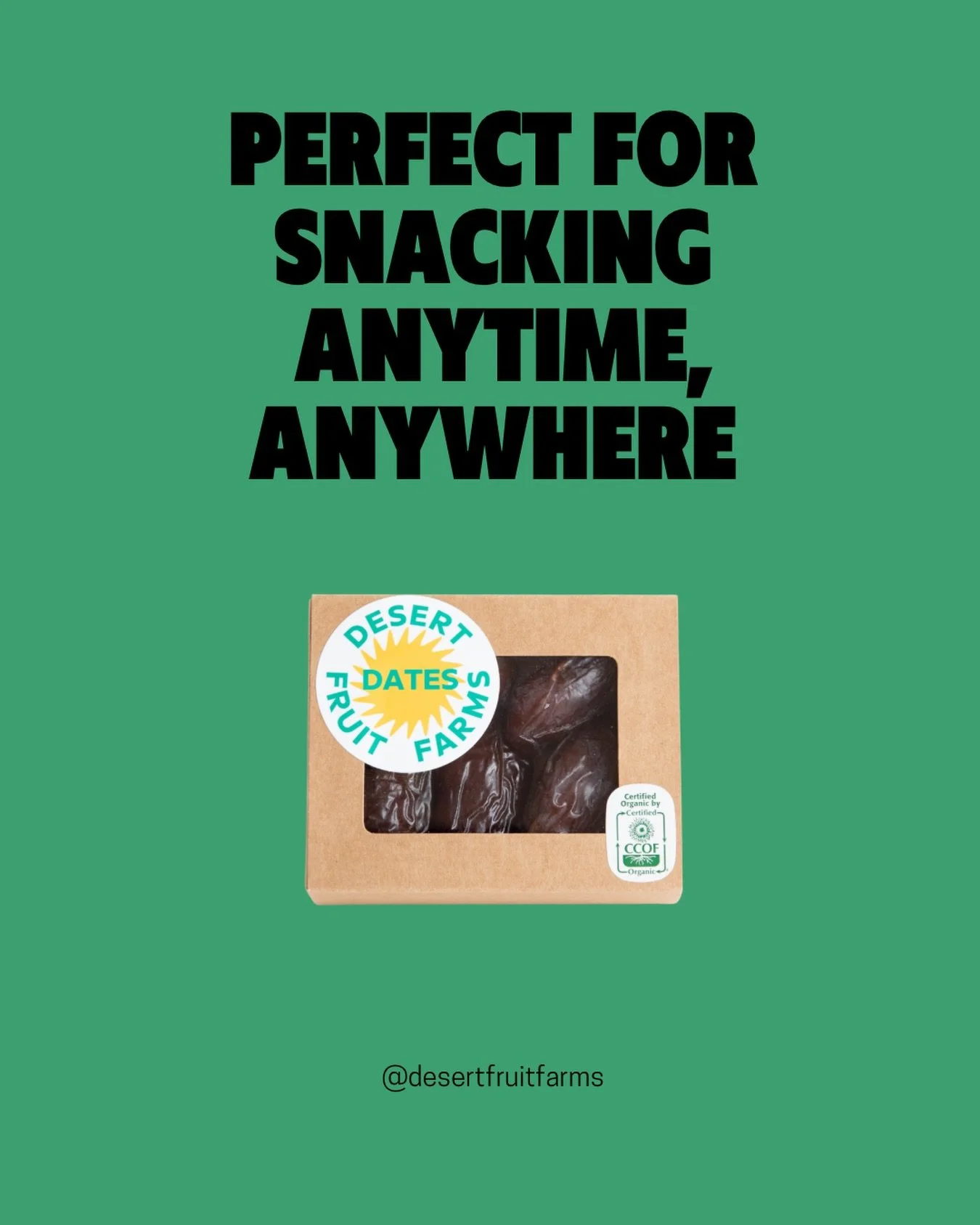 Meet your new go-to: Grab &amp; Go Medjool dates &mdash; perfectly portioned, naturally sweet, and ready whenever you need a quick pick-me-up.

From busy mornings to desert road trips, this is snacking made simple!

Shop now: www.desertfruitfarms.com