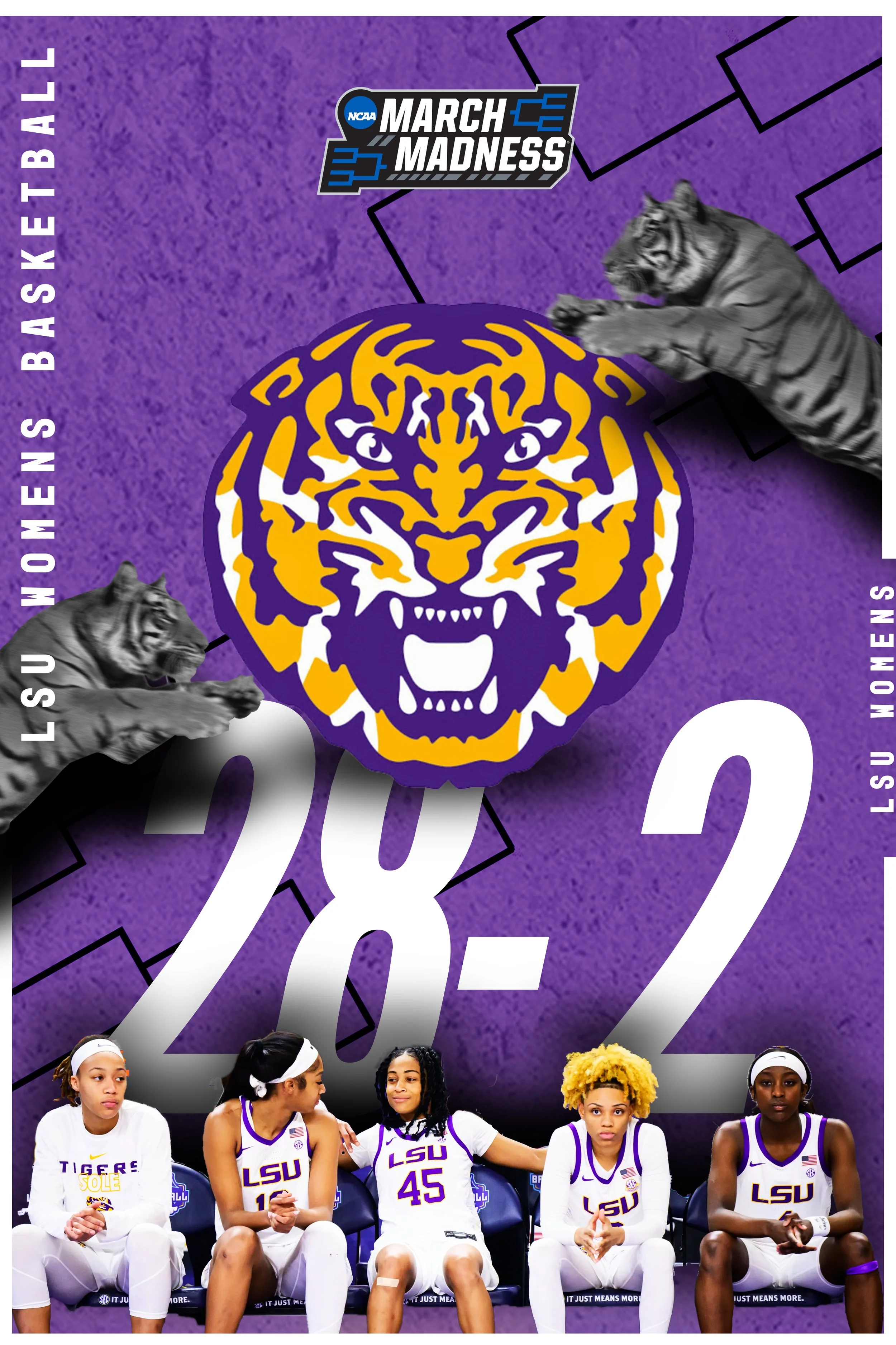 LSU design when Angel Reese was in college