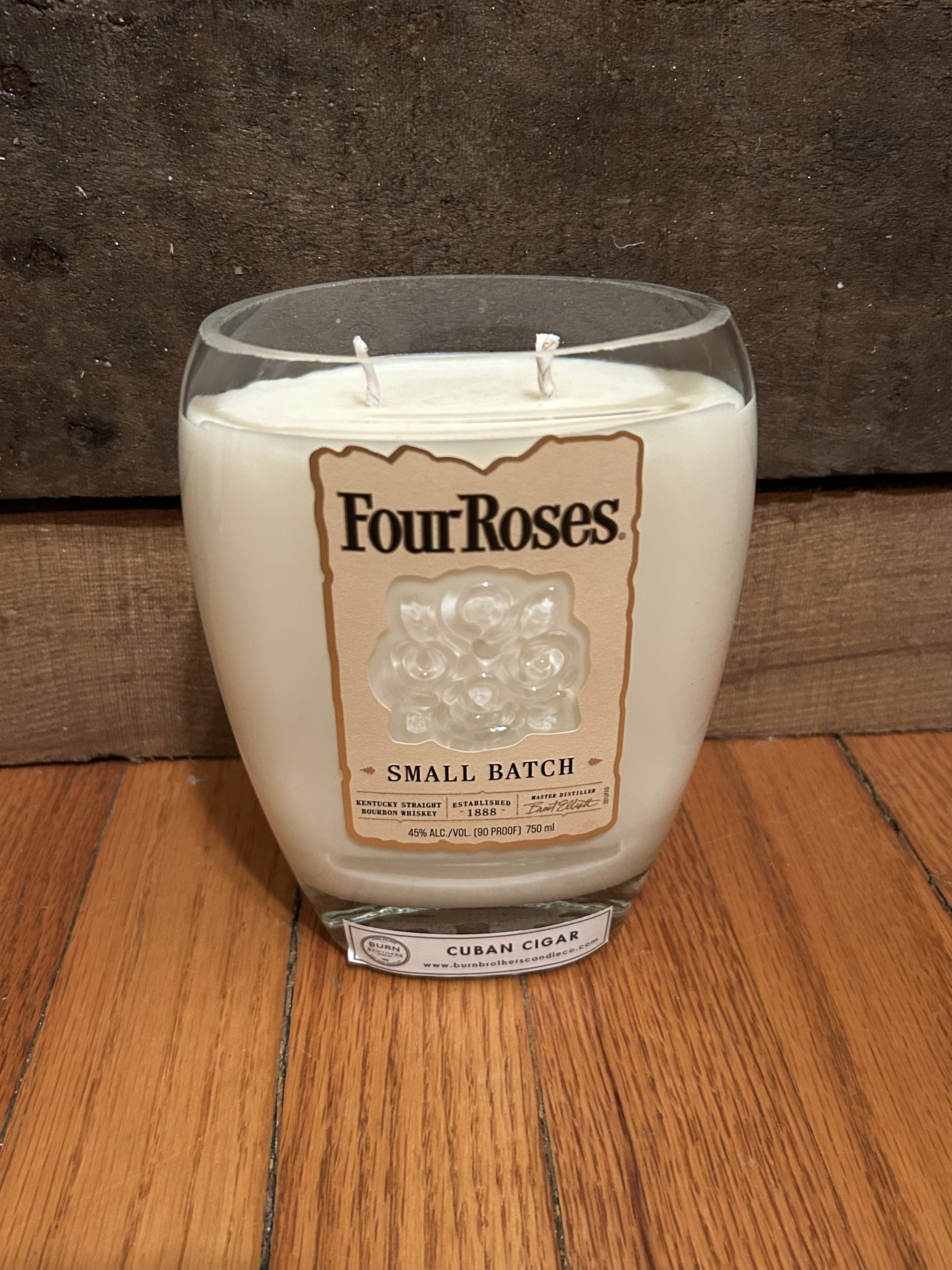 Four Roses - Cuban Cigar - Soy Wax Candle