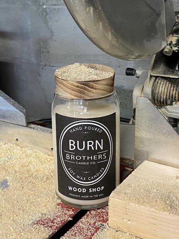 wood-shop-soy-wax-candle-burn-brothers-pine-oak-maple-cherry-poplar-walnut