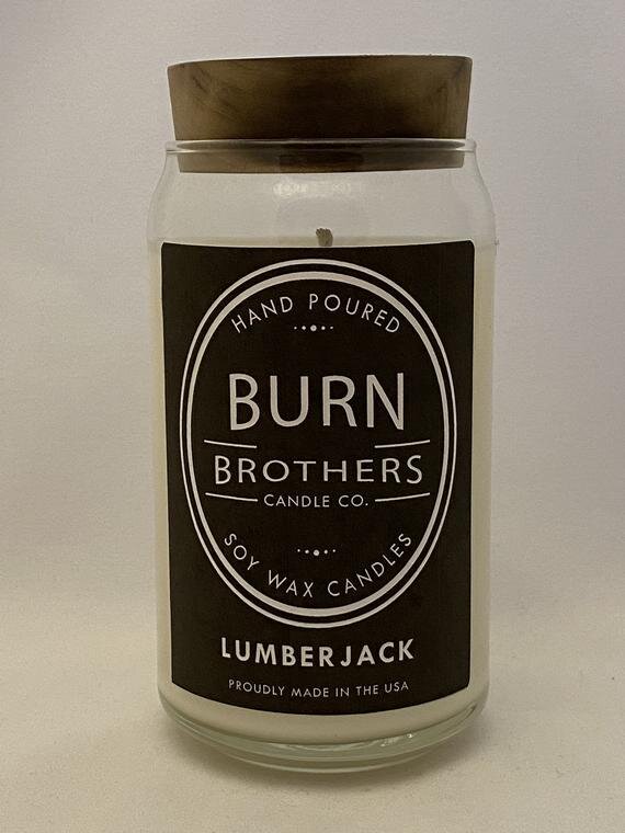 lumberjack-soy-wax-candle-burn-brothers-beer-whiskey- oak-barrel-wine