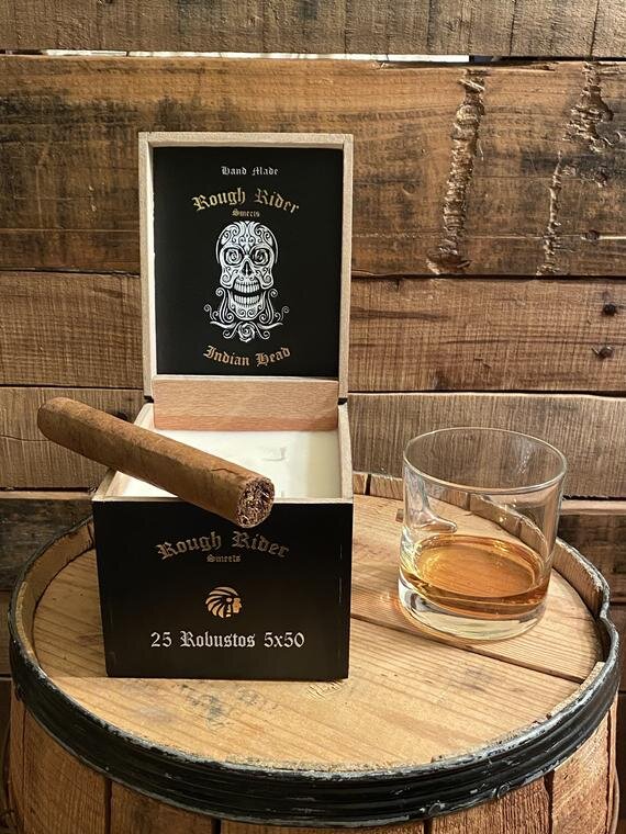 rough-rider-cigar-box-soy-wax-candle-burn-brothers-pallet-reclaimed-wood-motorcycle-club