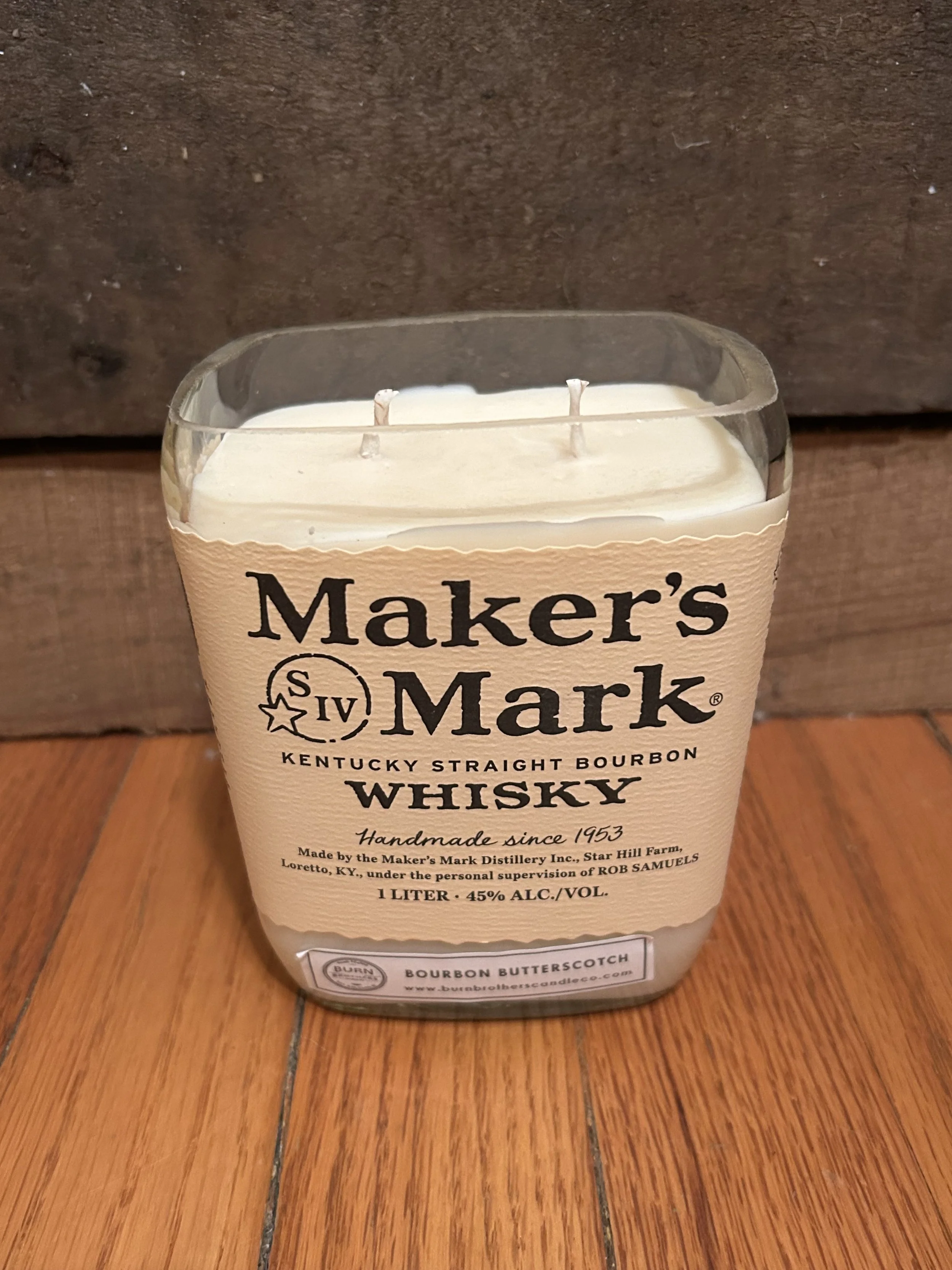 Maker’s Mark (Liter)- Bourbon Butterscotch - Soy Wax Candle