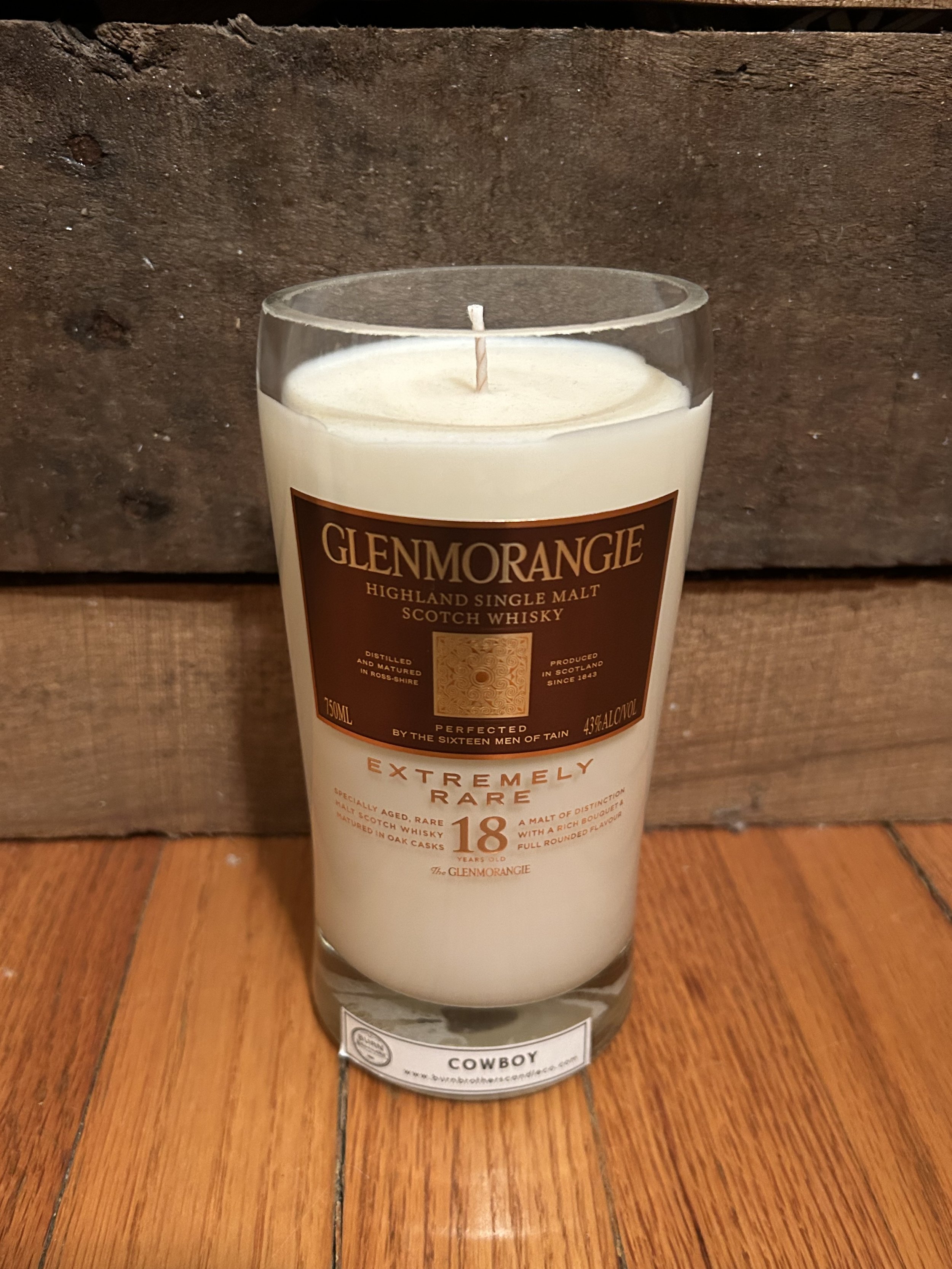 Glenmorangie 18 Year - Cowboy -  Soy Wax Candle