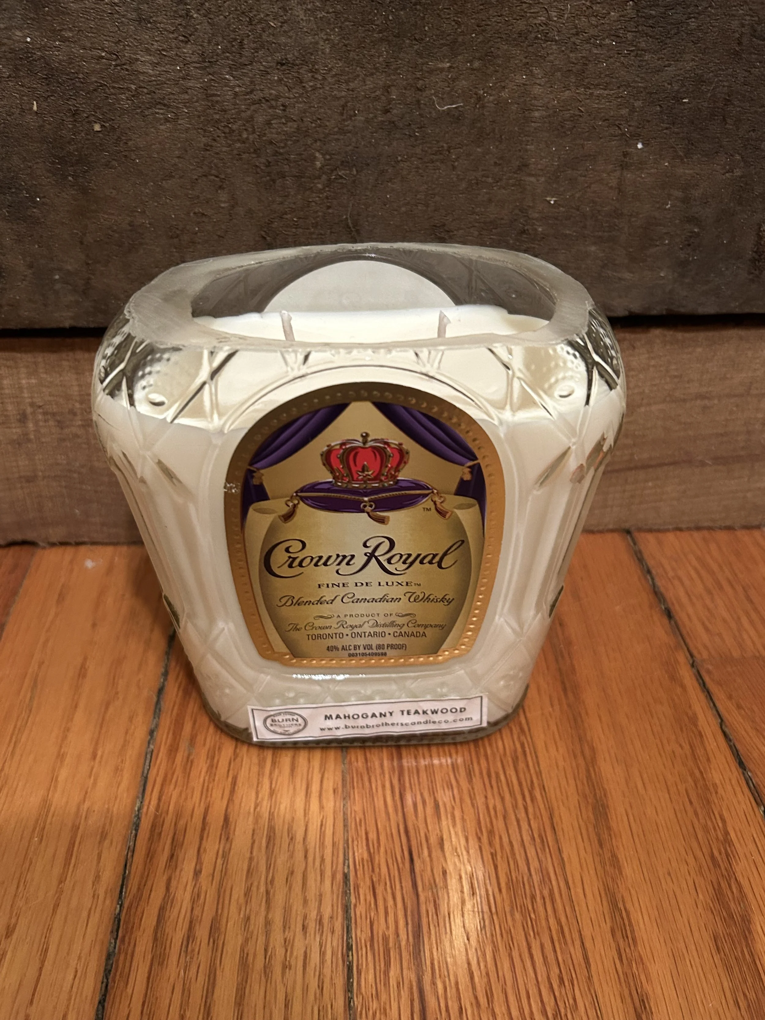 Crown Royal - Mahogany Teakwood - Soy Wax Candle