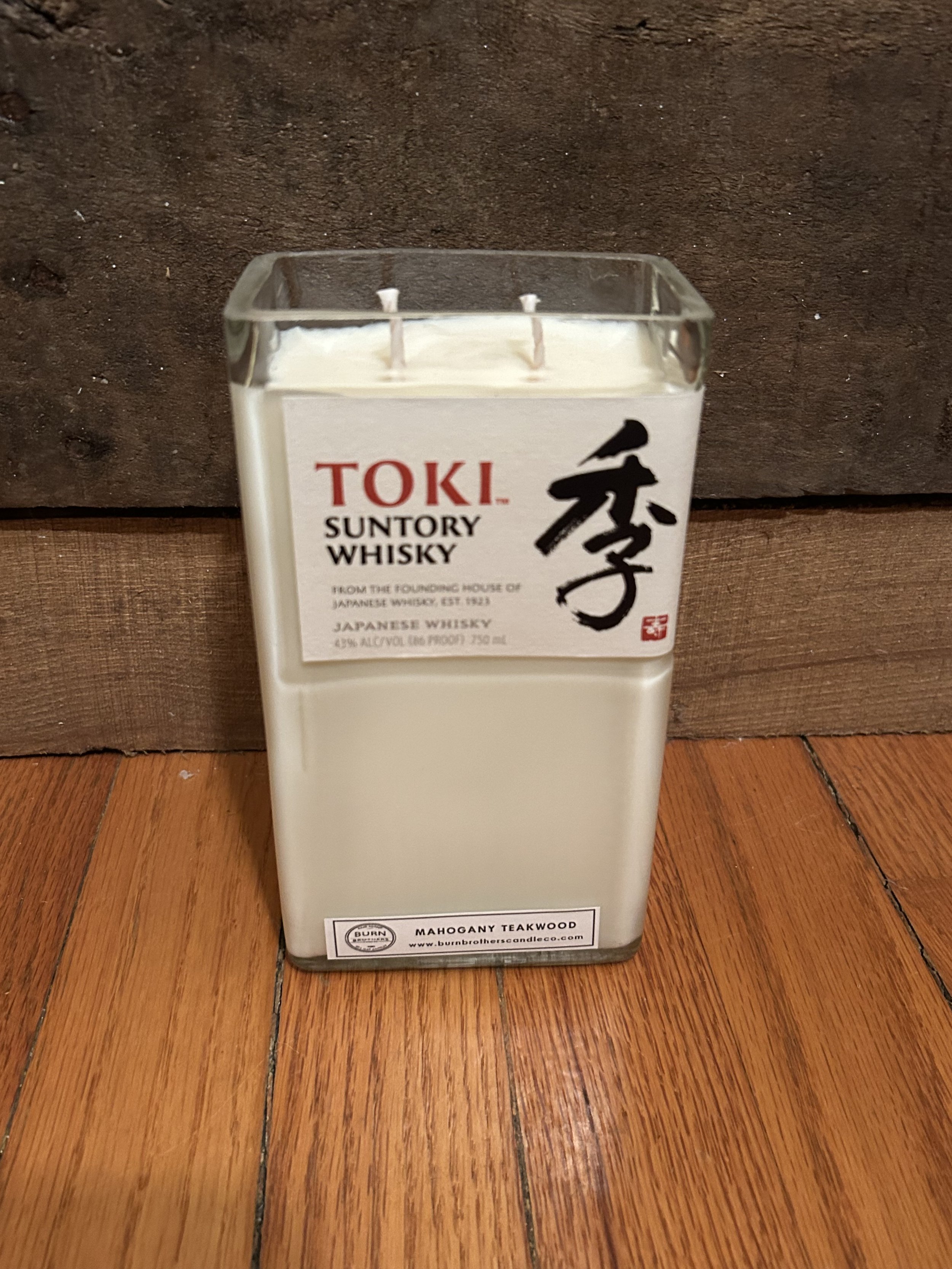 Toki Suntory Whisky - Mahogany Teakwood - Soy Wax Candle