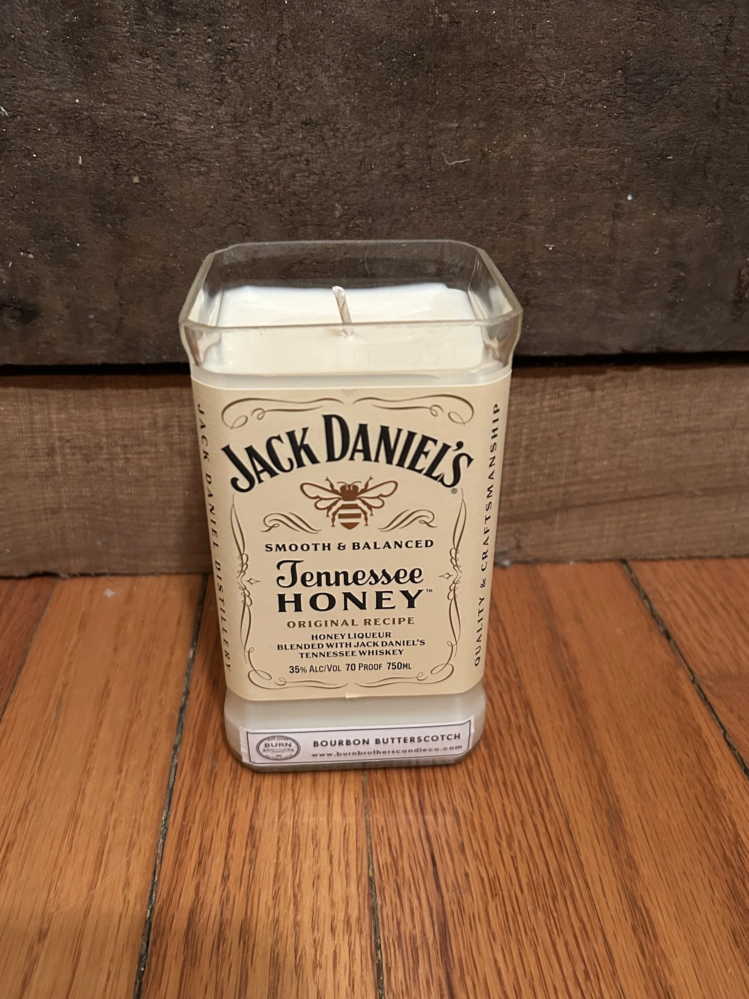 Jack Daniels Honey -  Bourbon Butterscotch - Soy Wax Candle