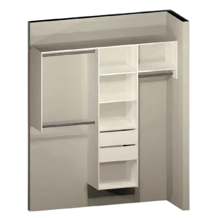 Wardrobe fit-out - QDS2 with draws