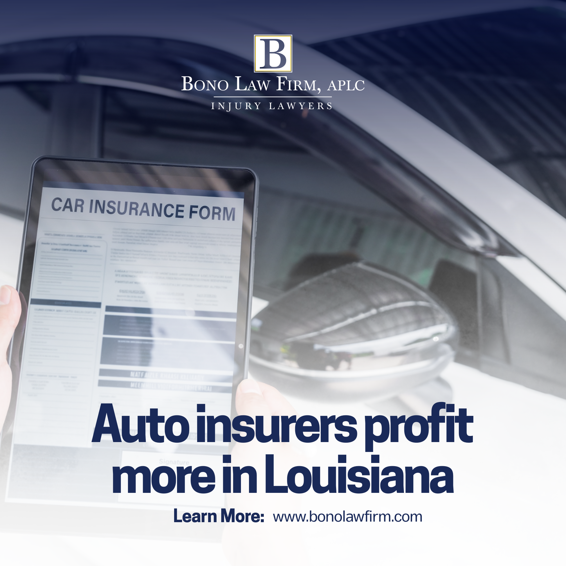 Auto Insurers Profit more in Louisiana than other States