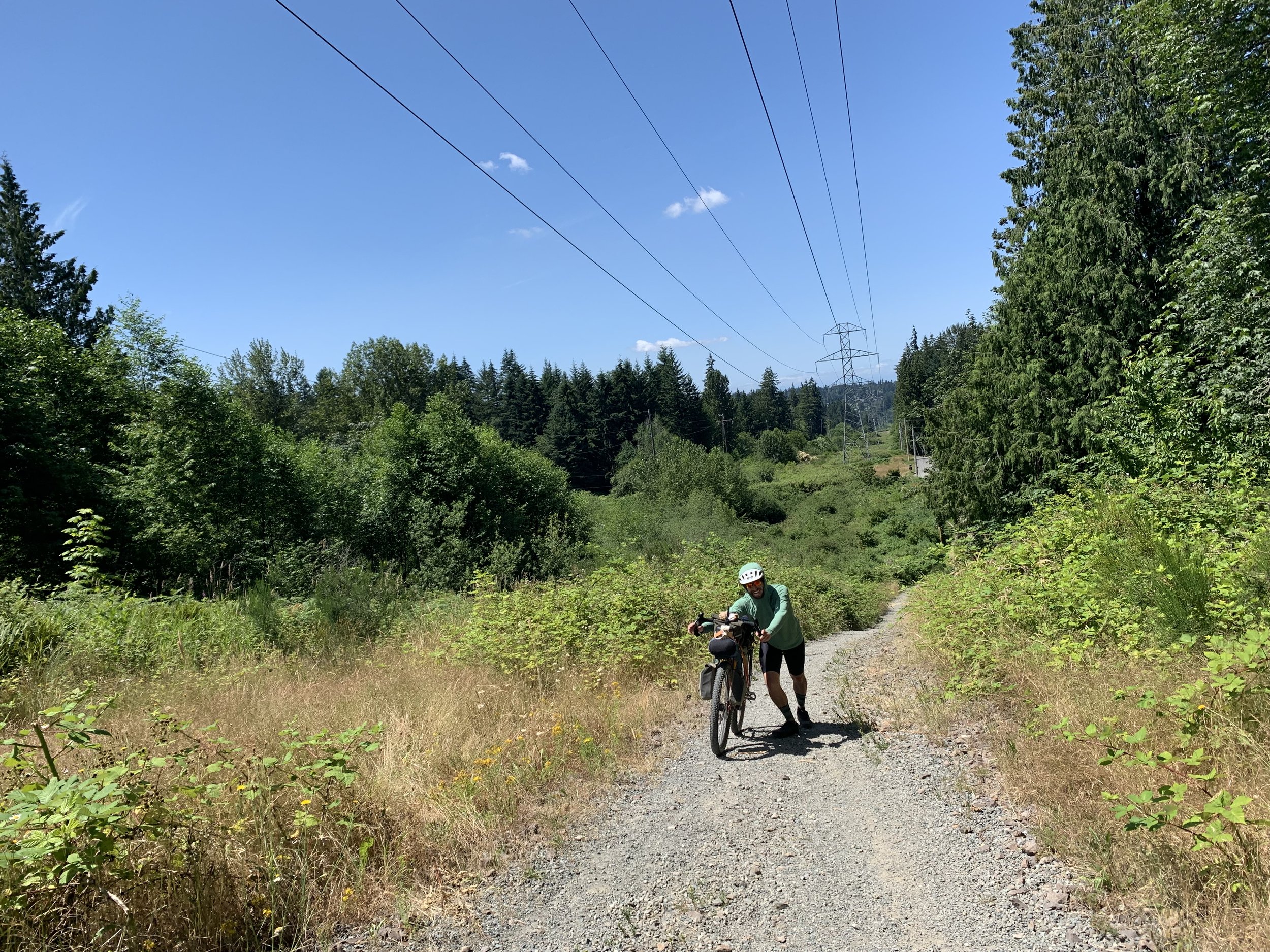  The very steep and seemingly never-ending Tolt Pipeline trail 