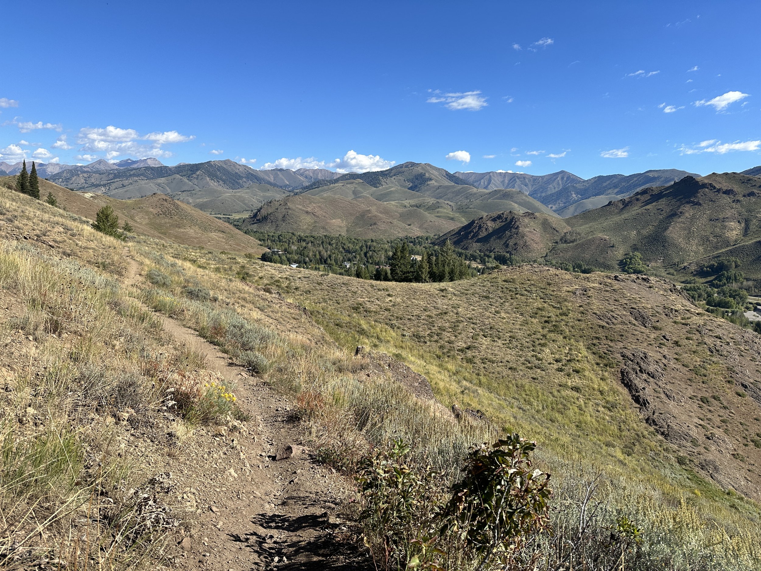 Trails north of Ketchum