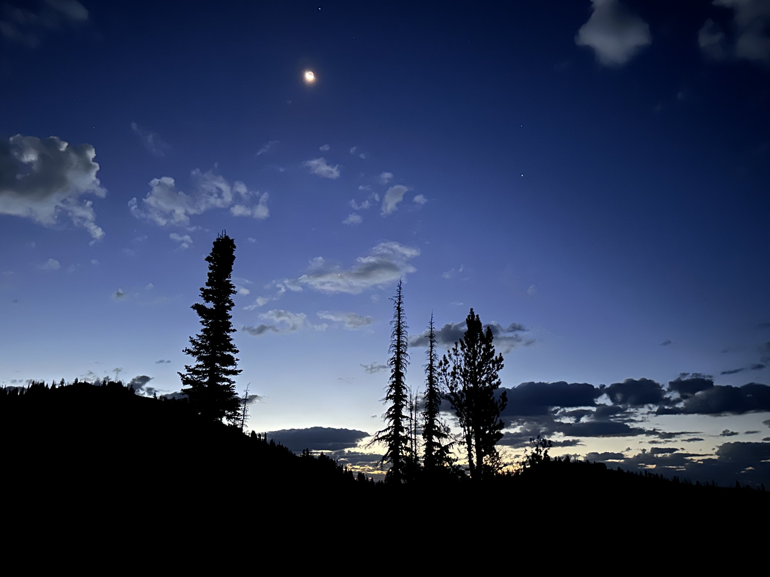 Dawn on the summit of Scott Mountain