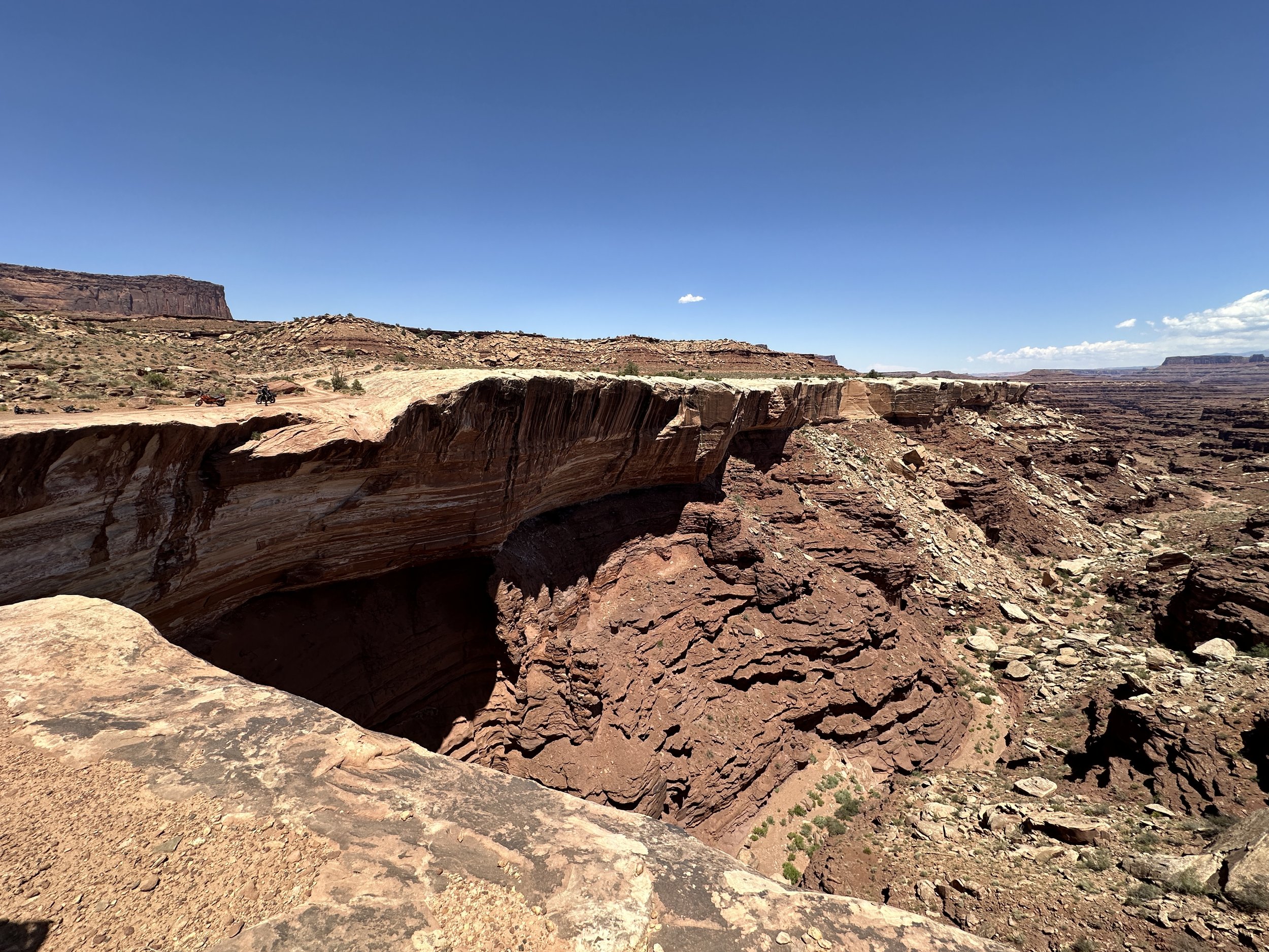 For scale, see the dirtbikes on the rim?