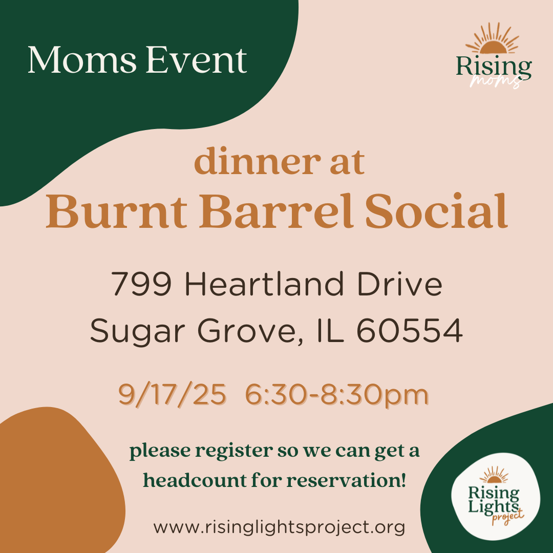 Dinner at Burnt Barrel Social (Rising Moms)