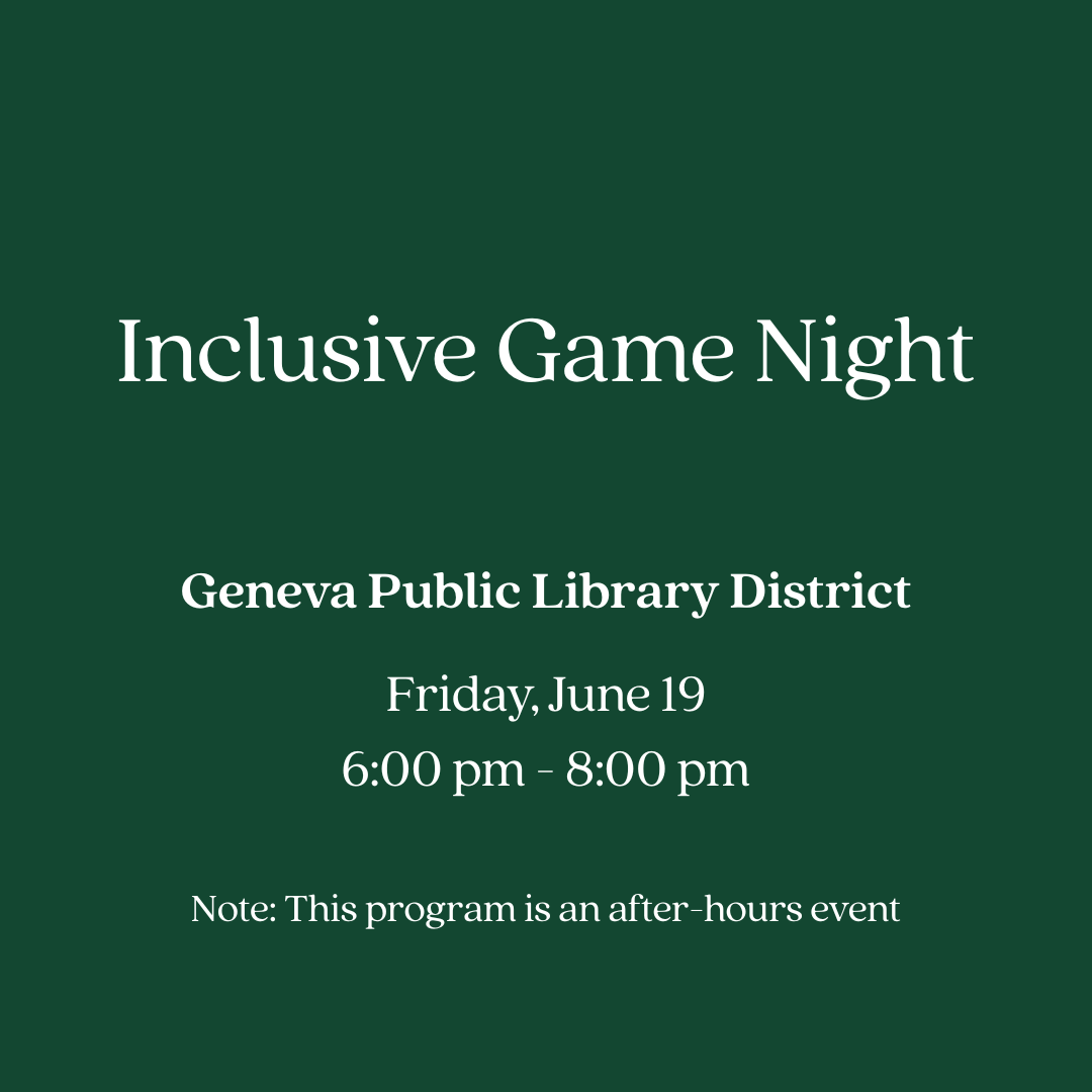 Inclusive Game Night by GPLD