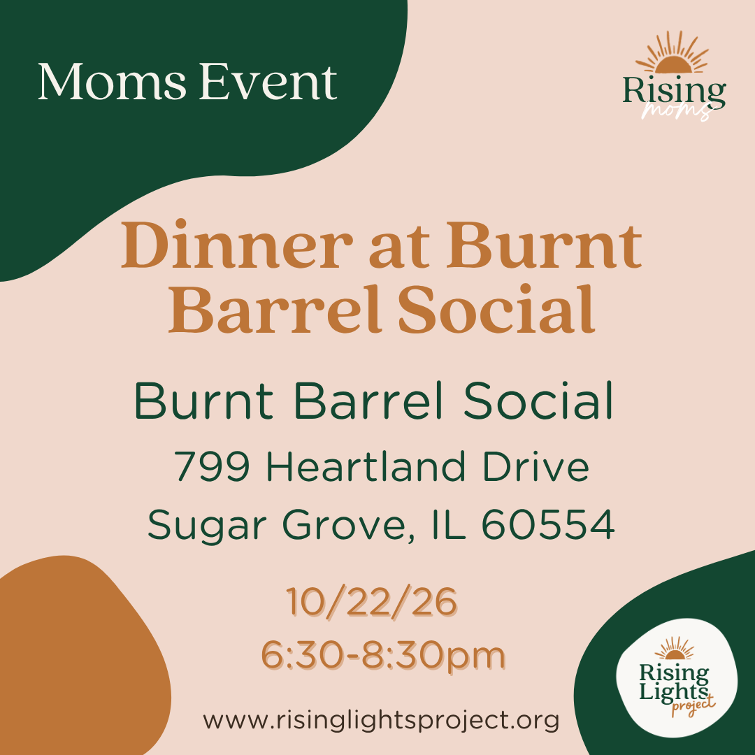 Dinner at Burnt Barrel Social (Rising Moms)