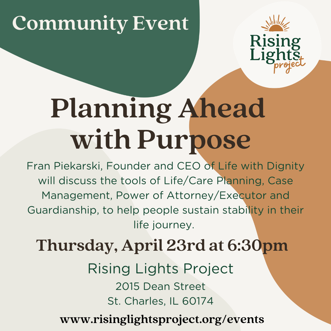 Planning Ahead with Purpose