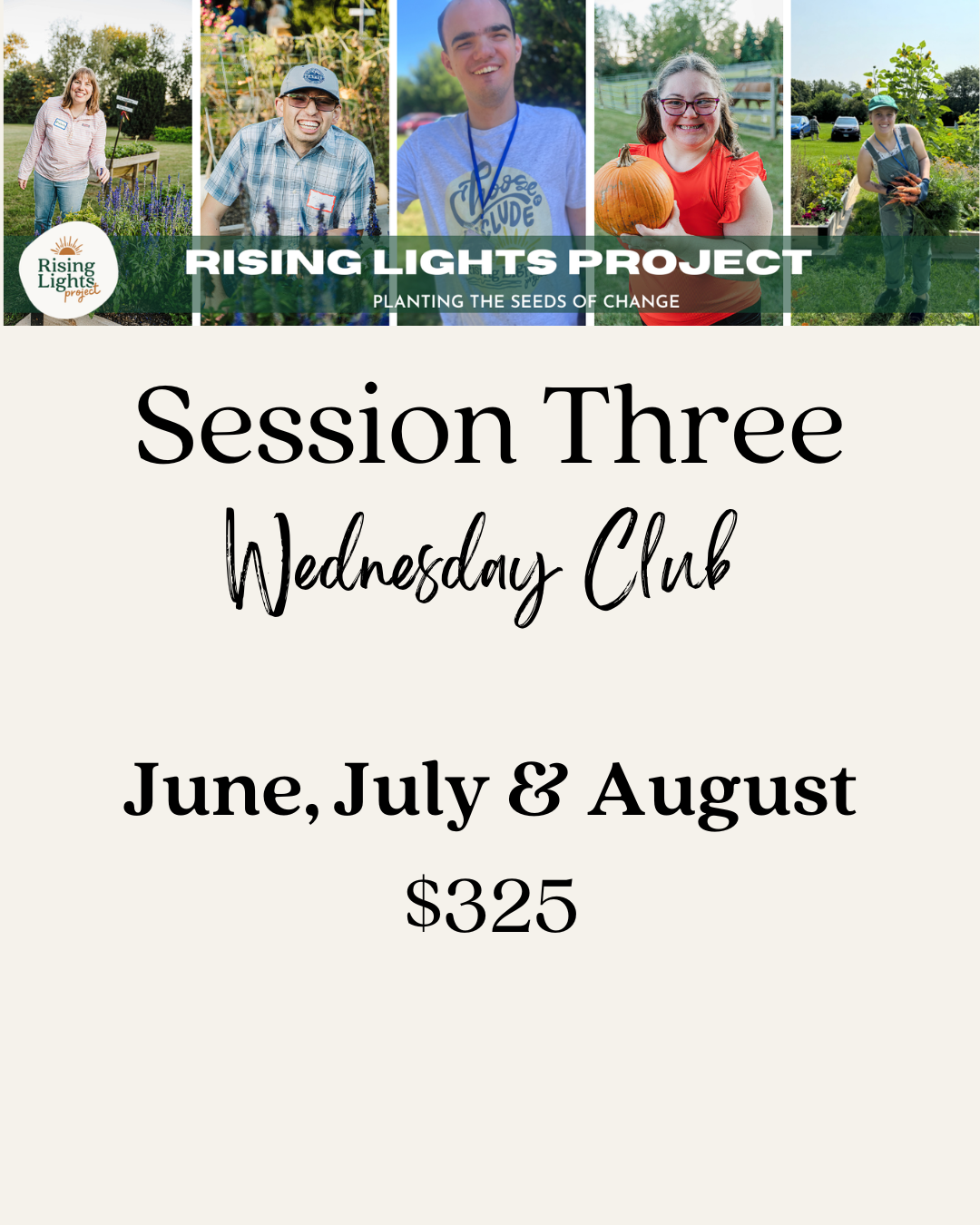 Session THREE/Wednesday Club