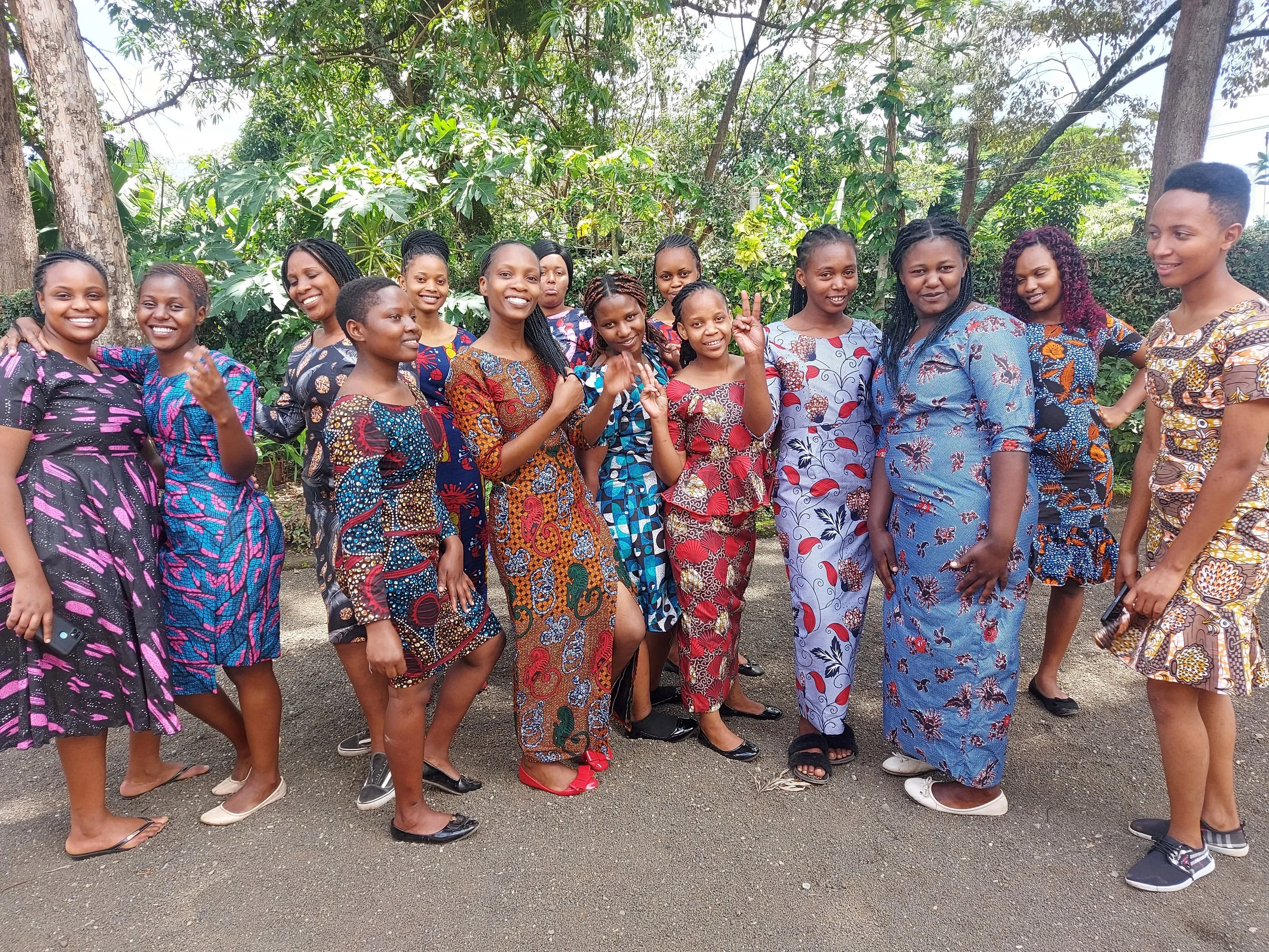 group of young women 