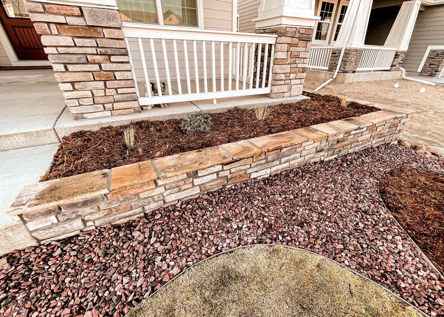 retaining wall, hardscape