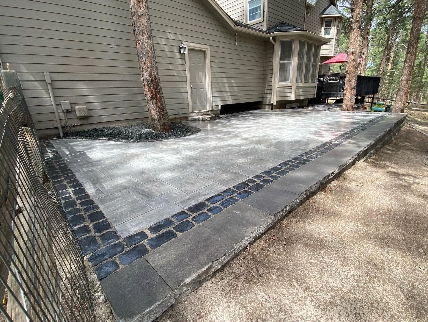 Paver patio