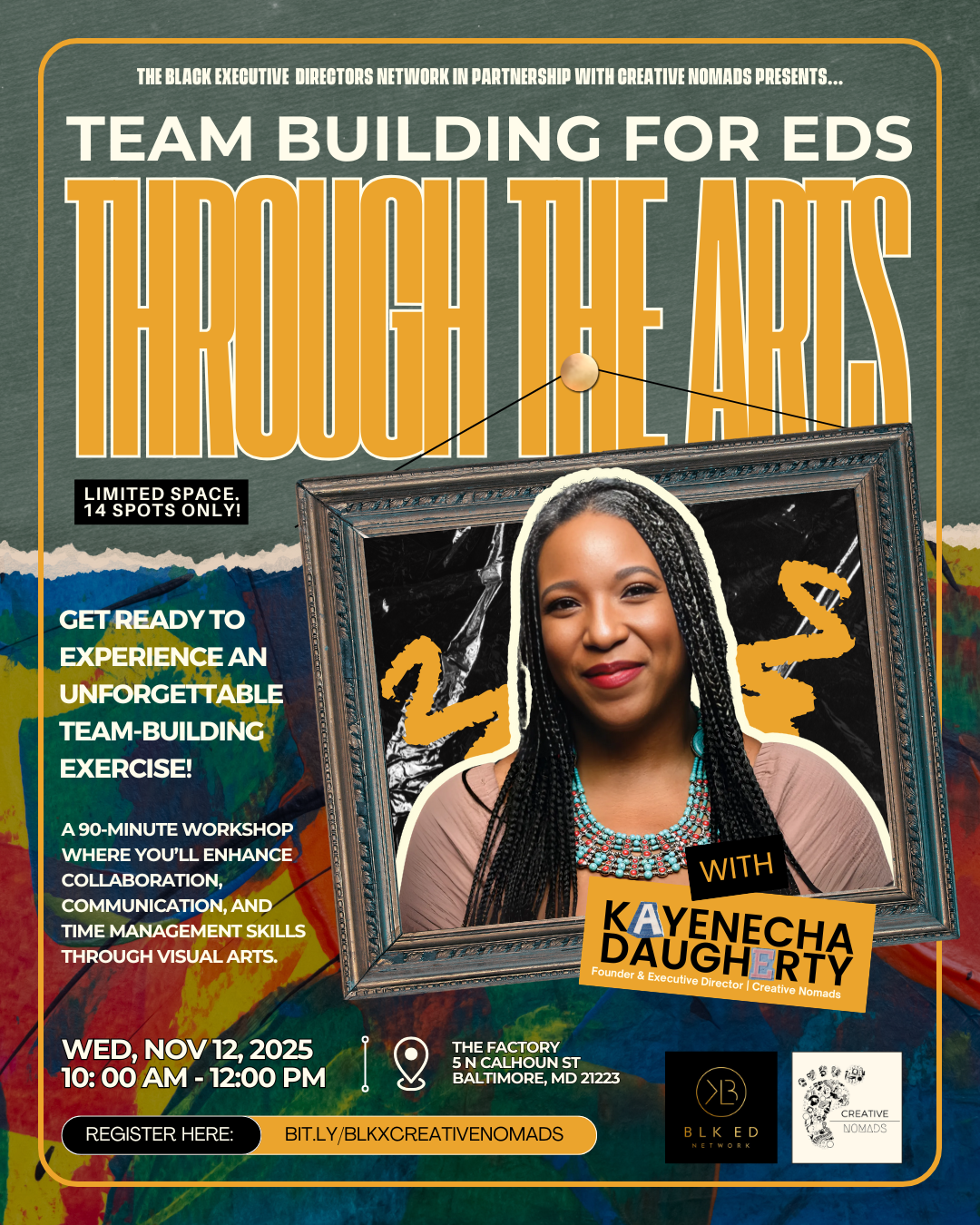 Team Building for EDs Through The Arts with Creative Nomads!