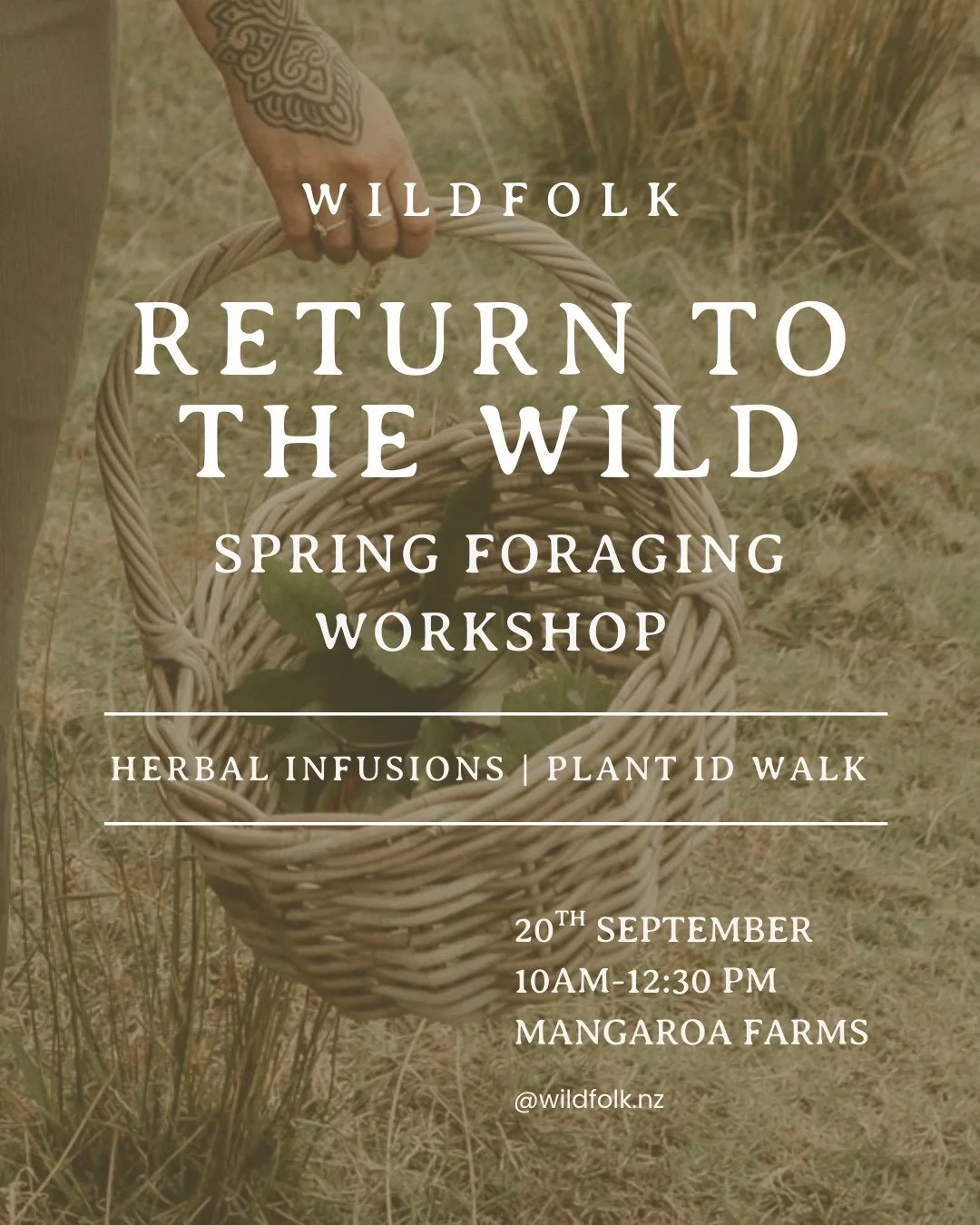 Return to the Wild: Plant ID Walk & Herbal Infusions