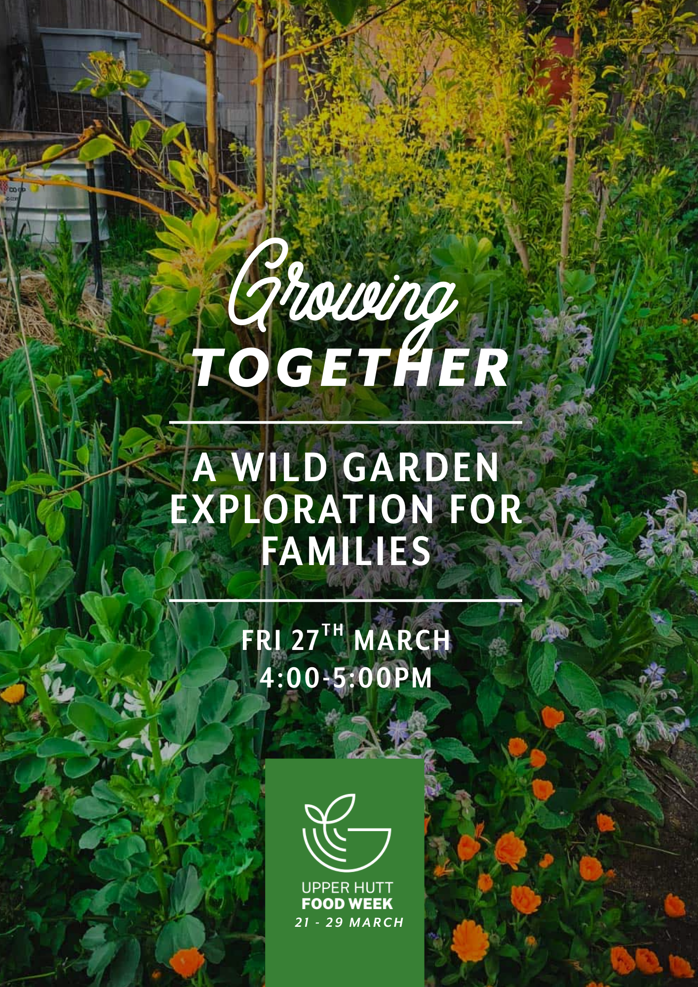 Growing Together: A Wild Garden Exploration for Families  — Fri 27th March | 4:00PM - 5:00PM