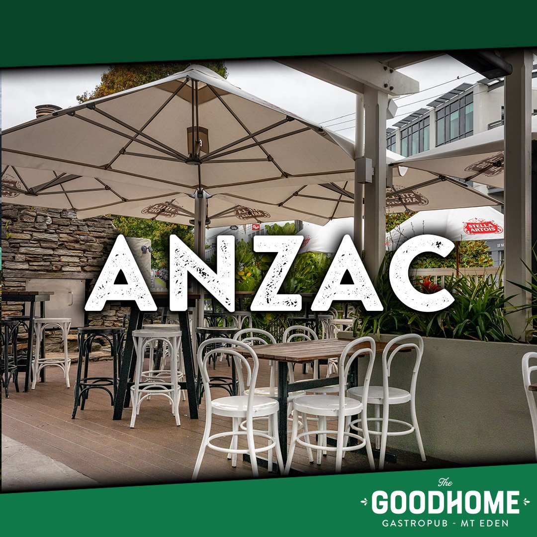 ANZAC Day your home away from home in Mt Eden will be open as normal, NO SURCHARGES 🍔 Love to see you down, and if you're headed away for an extended long weekend, have a good one team 🫡

View our menu and book ➡️ tap the link in our bio 🔗
.
.
.
#