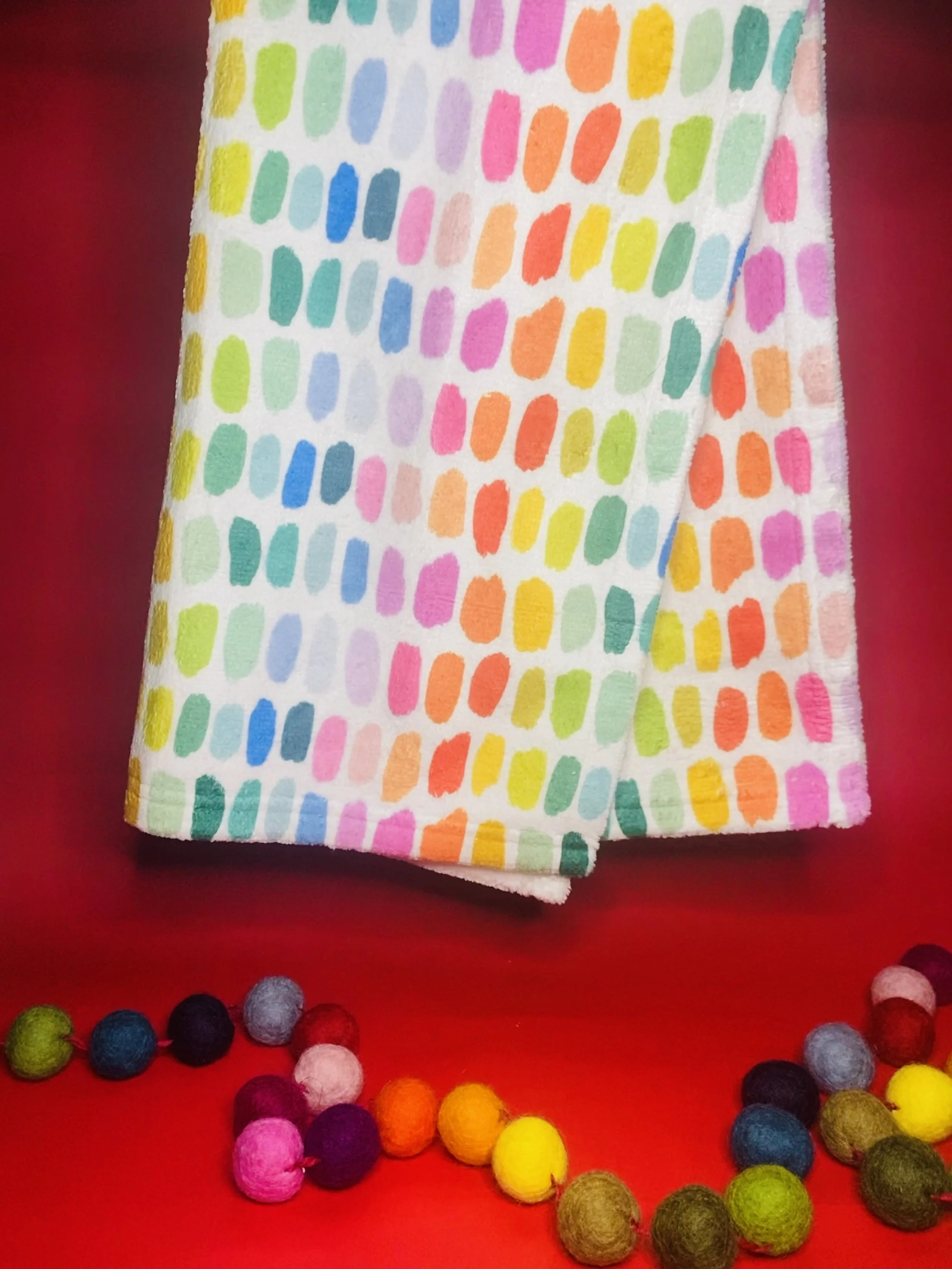 Rainbow Dots Hand Towel.jpg