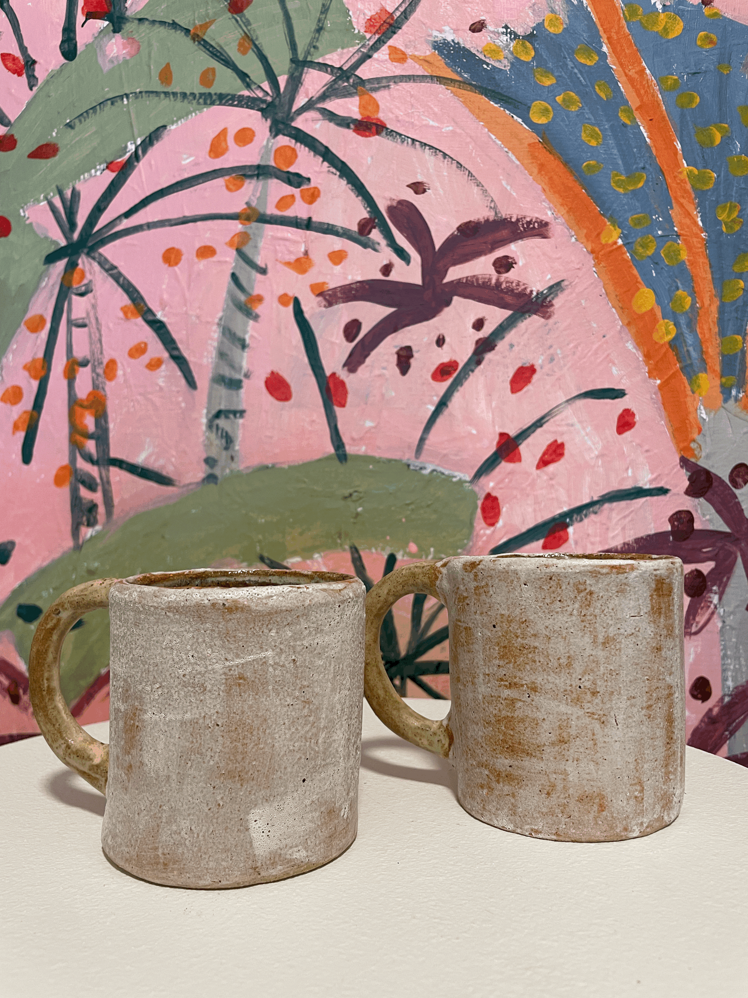 Handbuilt Mugs Set