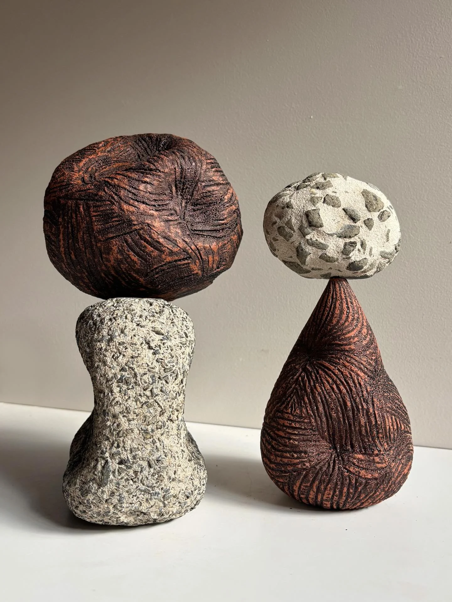 A shout out to one of the Paperock team - @chrystielongworth who does all our graphic design and web work. She has an exhibition of sculptures called Suburban Squall now on show at the Sydney gallery @sabbiagallery 

Over the years, Chrystie has coll