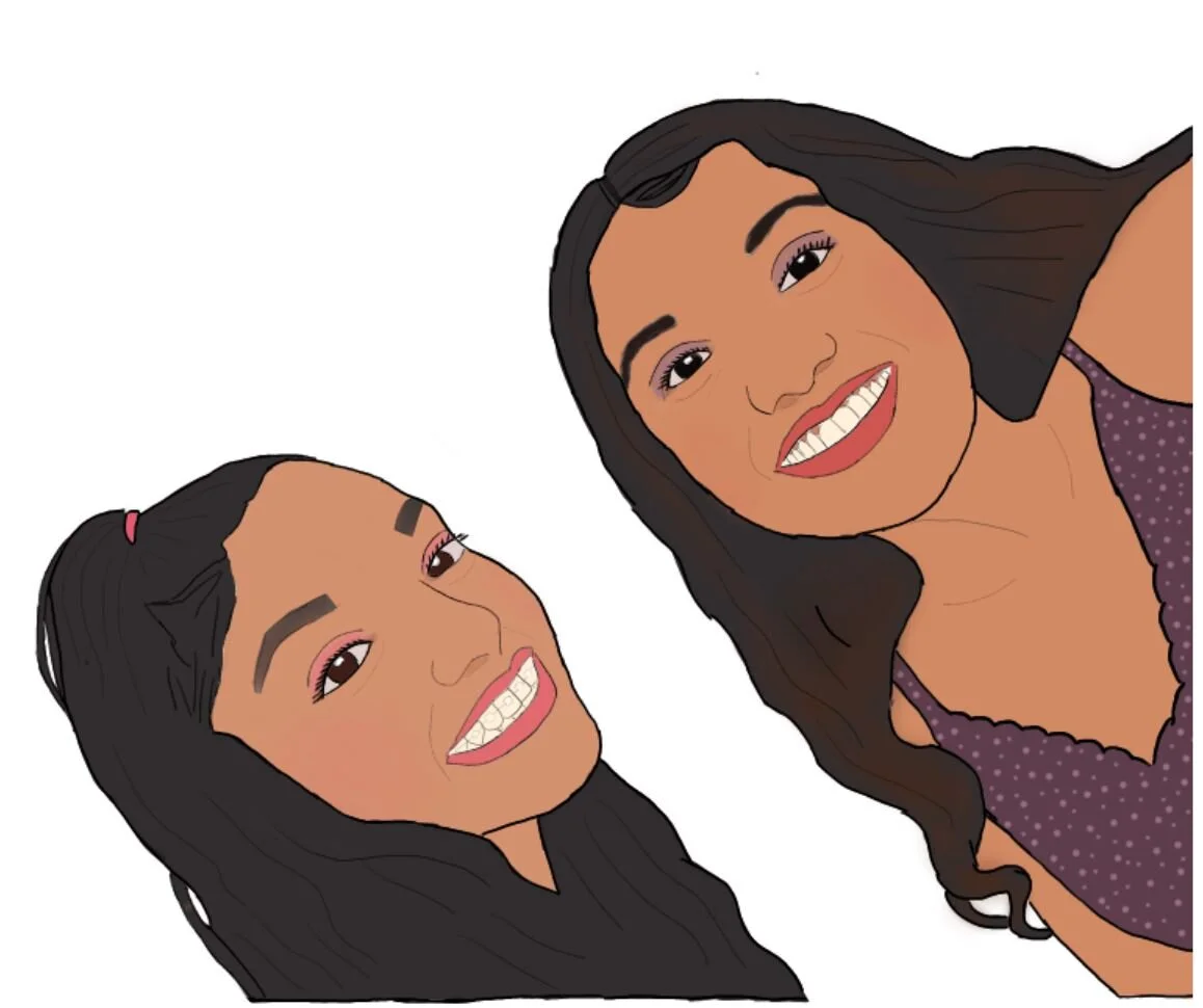 Digital Drawing of a Selfie (made on iPhone)