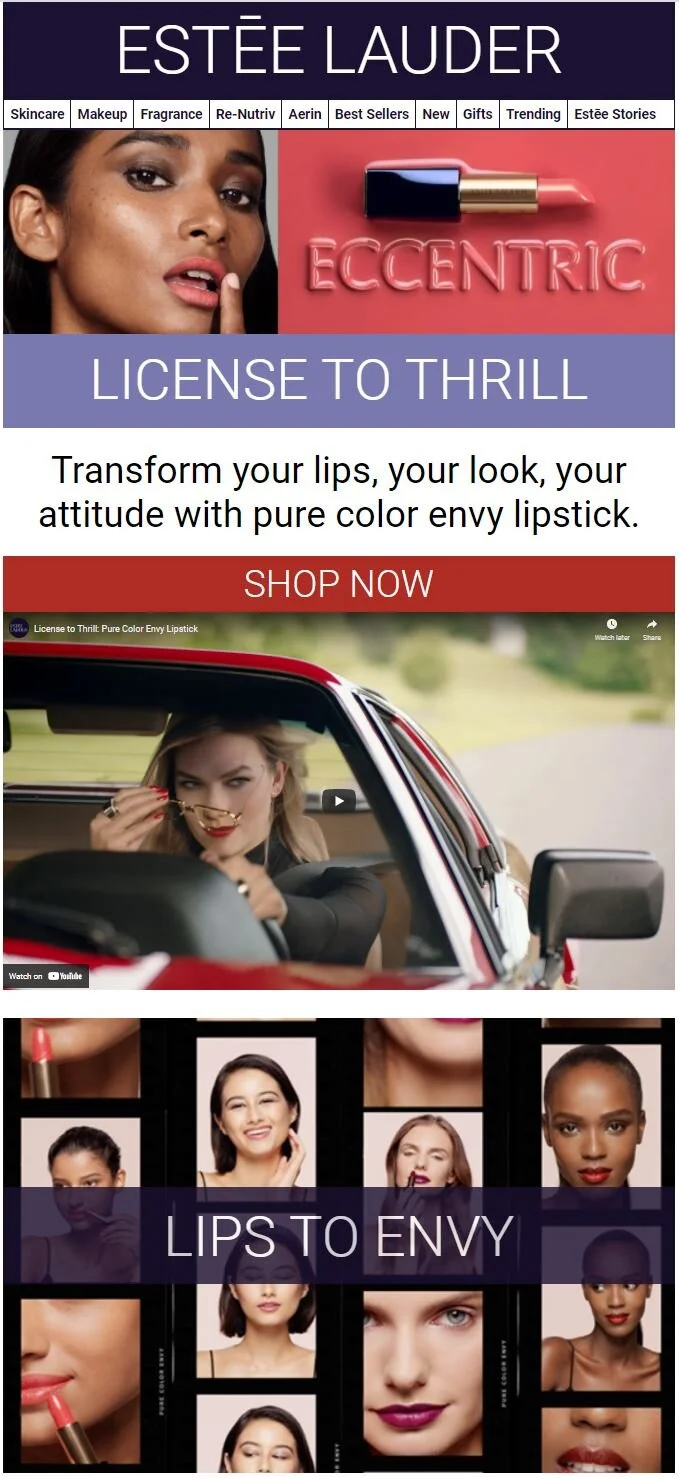 Estee Lauder Website Final UI