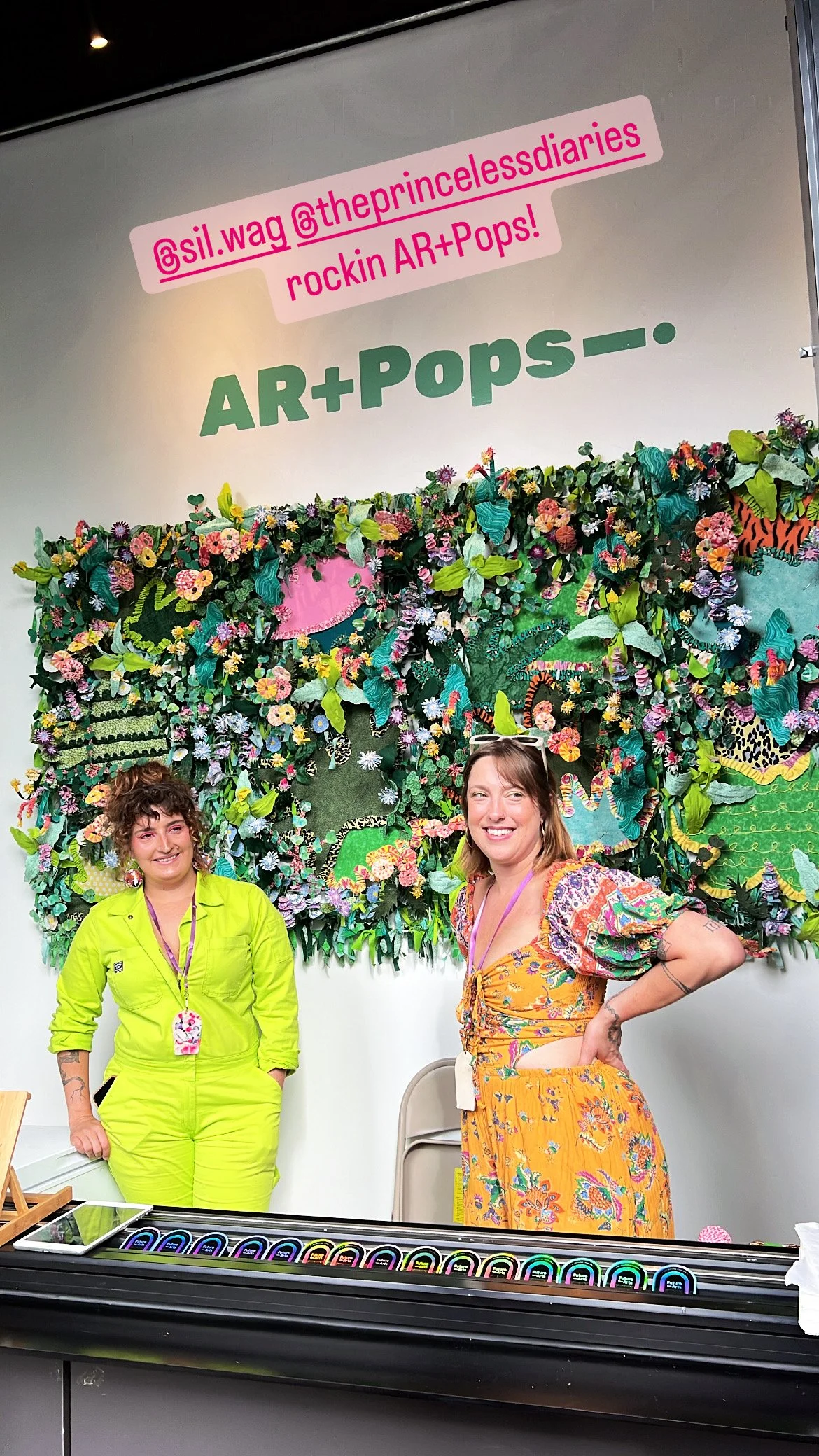 Team members selling AR+Pops!