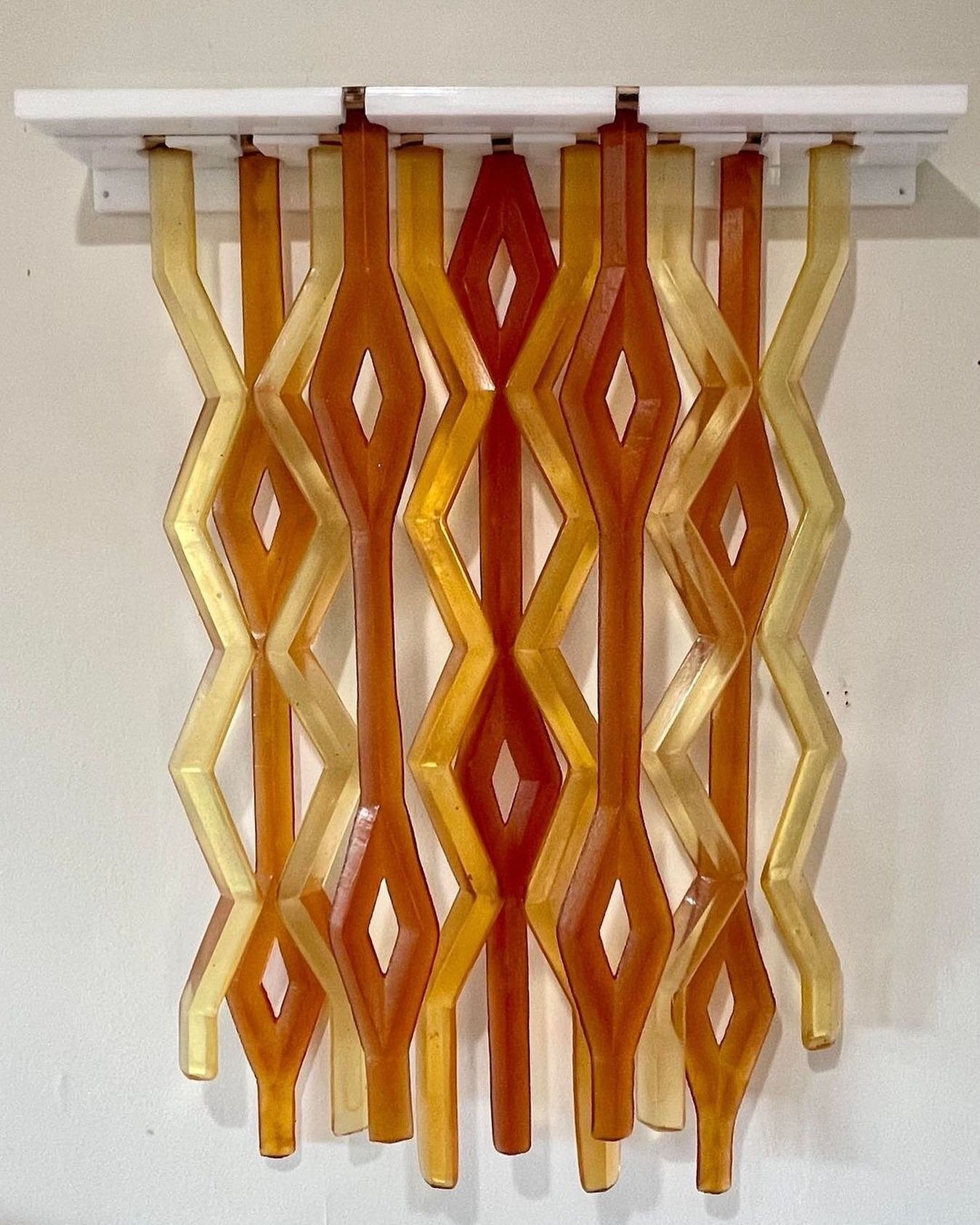 Posted @withregram &bull; @glassartinnz Tangle by Thomas Barter
Exhibited at Focus On Glass 22, Estuary Art Centre Orewa until Oct 30

My current work is focusing on weaving. The long strands of glass are a reference to the warp of a weaving board. T