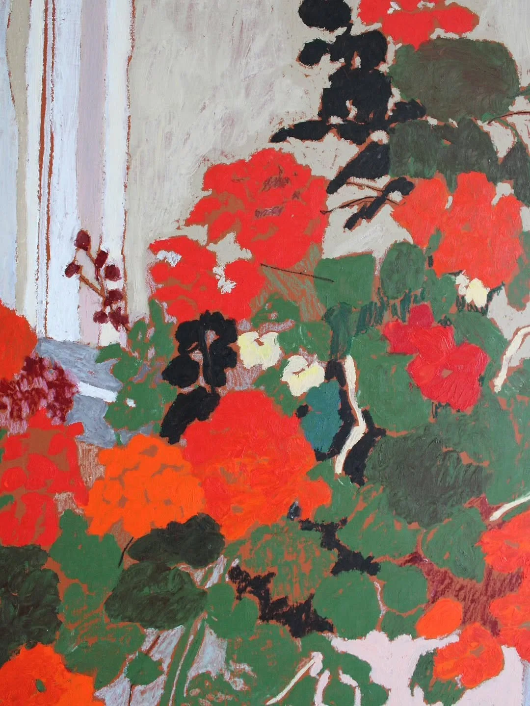 Geranium details ☘️

#botanicalart #geraniums #floralstudies #artinteriors #abstractlandscapes #artiststudio @myloart