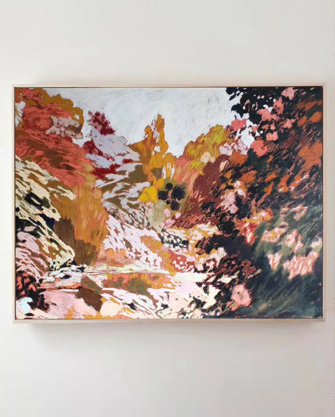 Scotney Gardens No.2
Oil sticks on wood
120 x 90 cm
SOLD

Part of my solo show 'Land and Light' now on @silsoncontemporary in Harrogate 
Only 3 paintings available now from the show, please  contact the gallery for all enquiries 

#scotneycastle #sol