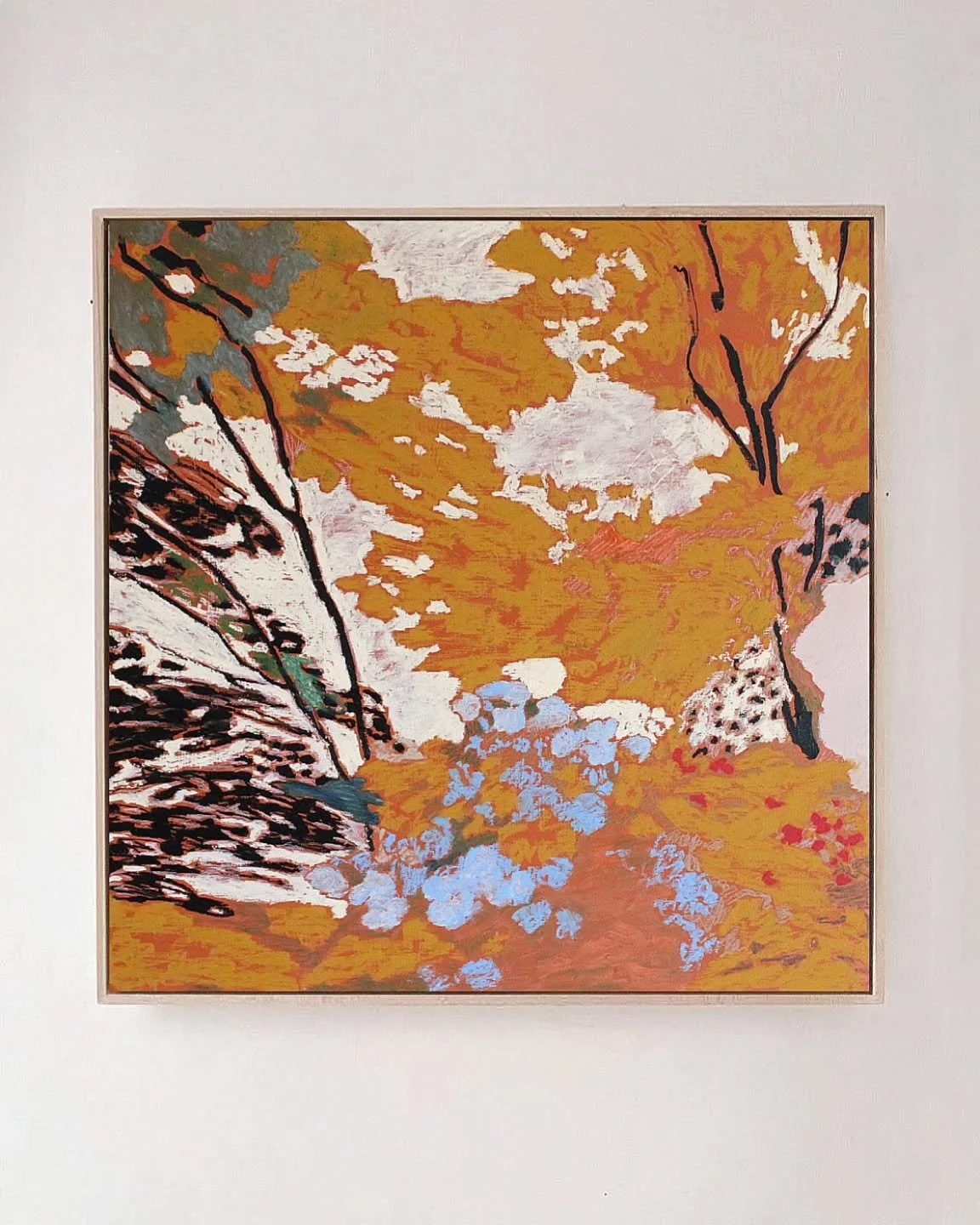 Autumn at Emmetts No.1
30 x 30"
Oil sticks on wood (sold @milieu.studios ) 
Part of the current group show 'An Ode to Autumn' at Milieu Studios in St.Ives.
A landscape study from @emmettsgardennt

Thankyou for your orders from this week's paperw