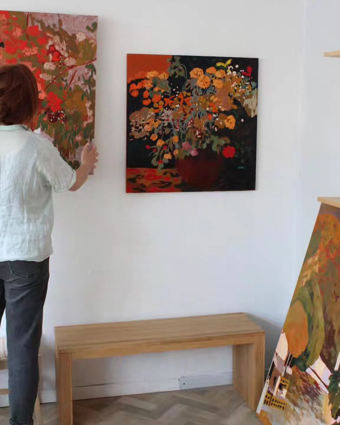 Working away on a new collection launching in L.A this summer. A new palette inspired by magical years living in India. Coming soon..

#studiolife #indianinspired #contemporarypainters