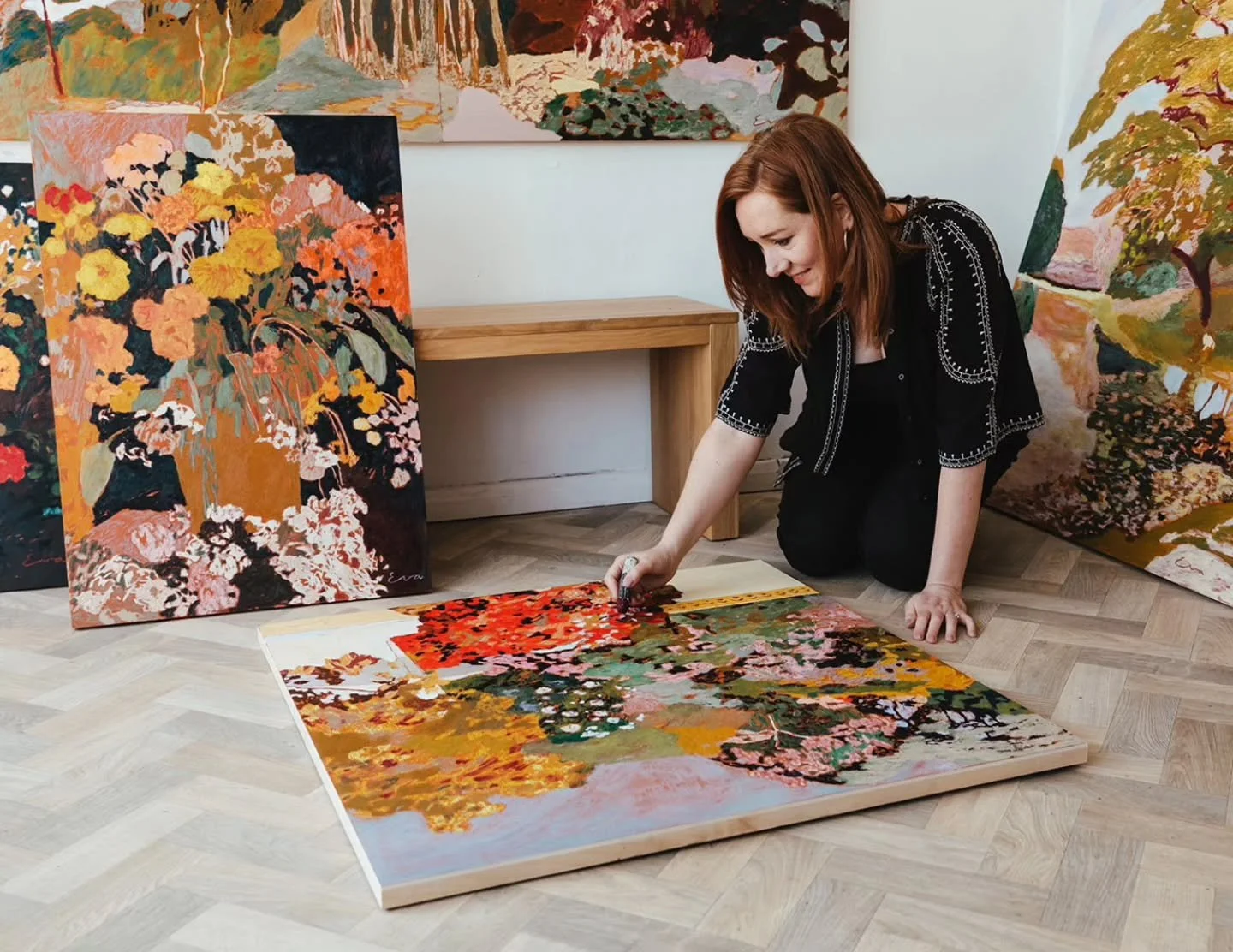 In the studio this week with the brilliant Matilda @matildadelvesphotos capturing my latest collection. On their way to @tappancollective in Los Angeles this July ☀️