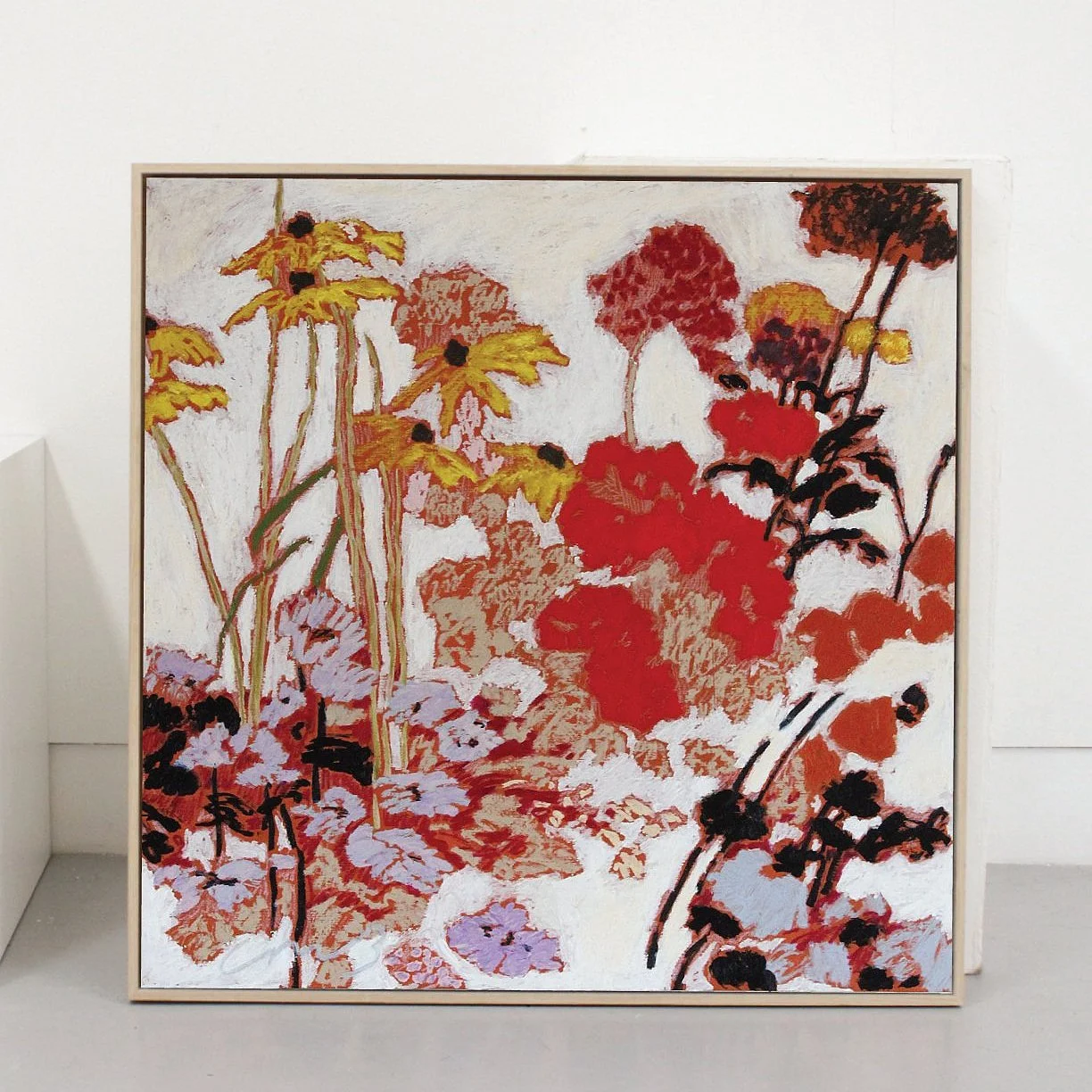 SPRING PRAIRIE, 30 X 30" WOOD FRAME