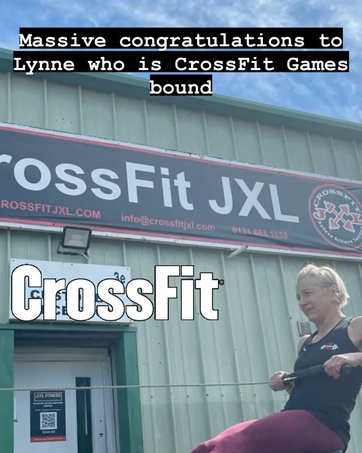 Massive congratulations to @lynne.watt  who has qualified for the @crossfitgames. All the sacrifices have been worth it.
Go and smash it Lynne 💪 #crossfit #crossfitjxl #crossfitgames #crossfitmasters