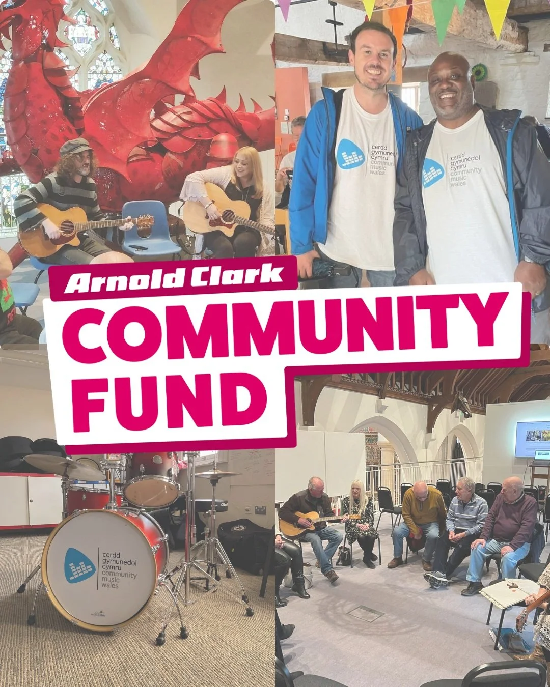 We&rsquo;re absolutely thrilled to share that we&rsquo;ve received funding from the @arnoldclark_ltd Community Fund!🥳
&nbsp;
This support will help us deliver a series of workshops as part of our work across Wales, and we&rsquo;re really looking for